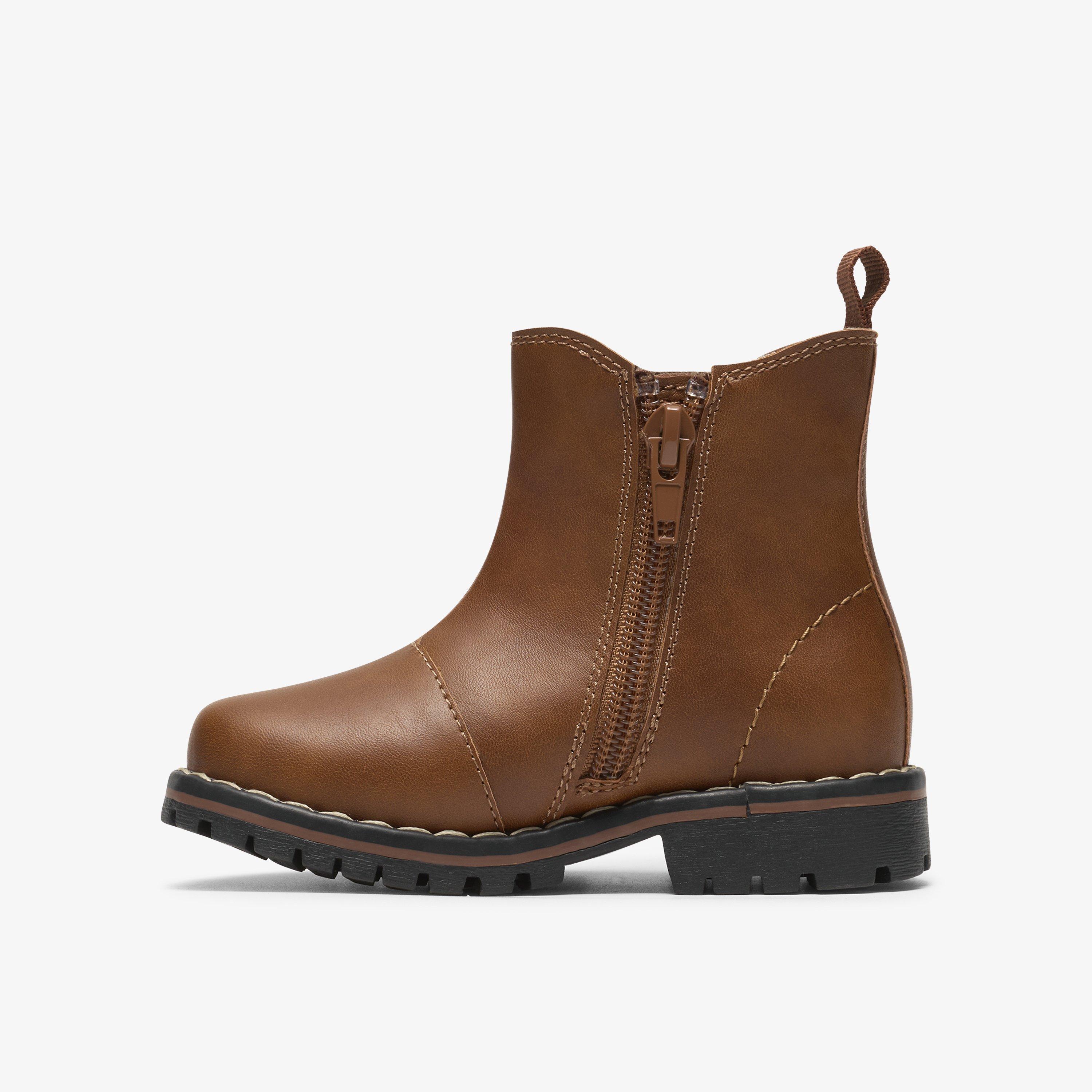 Cliff Chelsea Toddler Tan Ankle Boots Chelsea Boots, view 2 of 6