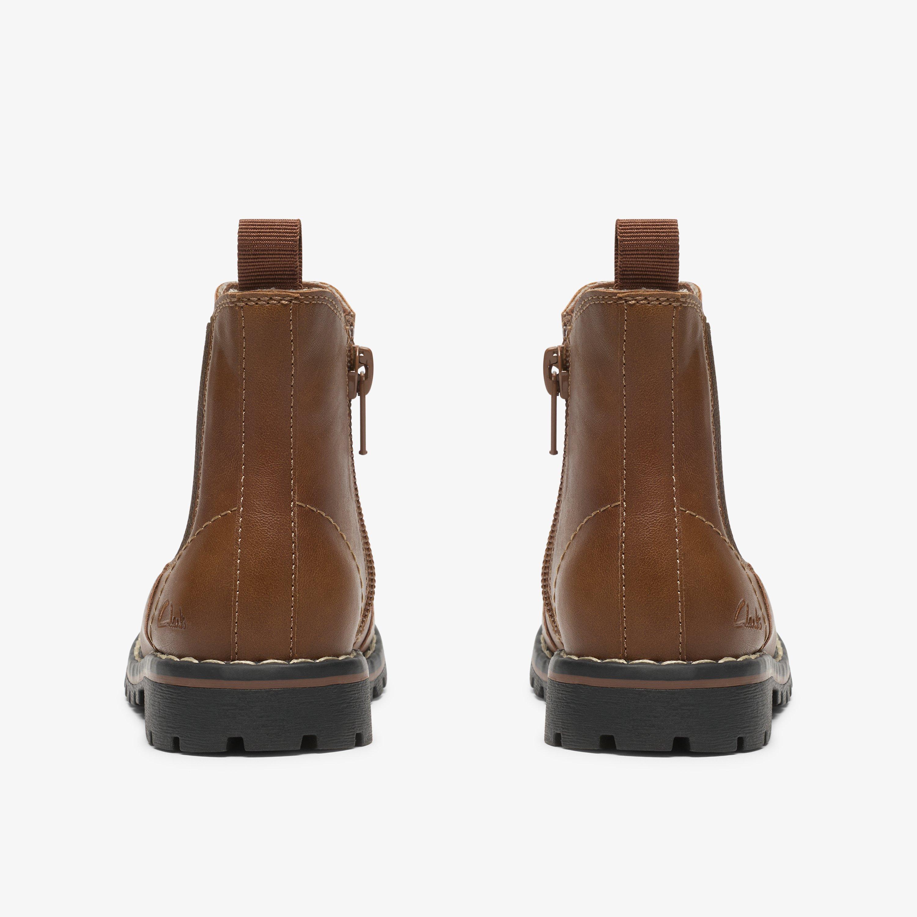 Cliff Chelsea Toddler Tan Ankle Boots Chelsea Boots, view 5 of 6