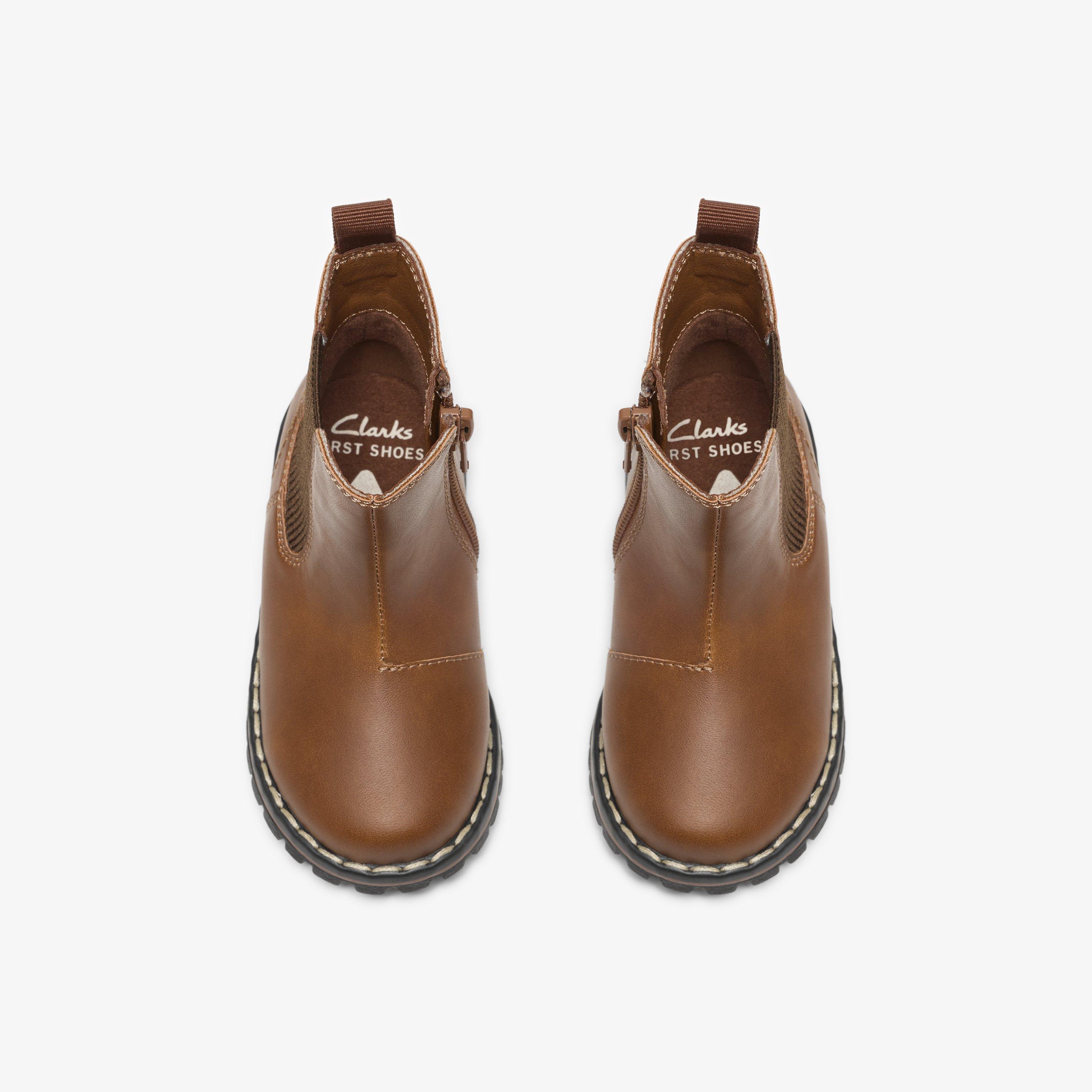 Cliff Chelsea Toddler Tan Ankle Boots Chelsea Boots, view 6 of 6