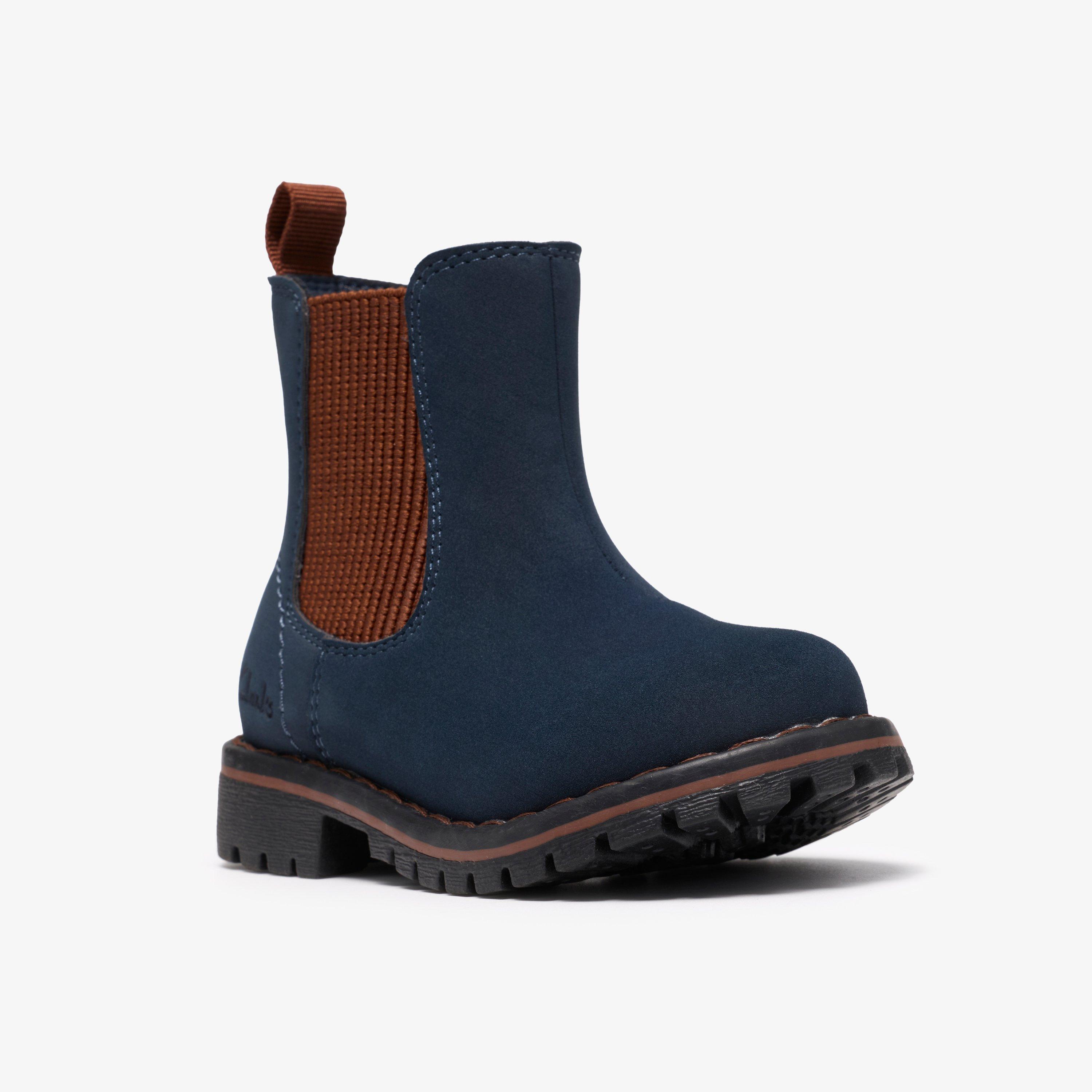 Cliff Chelsea Toddler Navy Ankle Boots Chelsea Boots, view 4 of 6