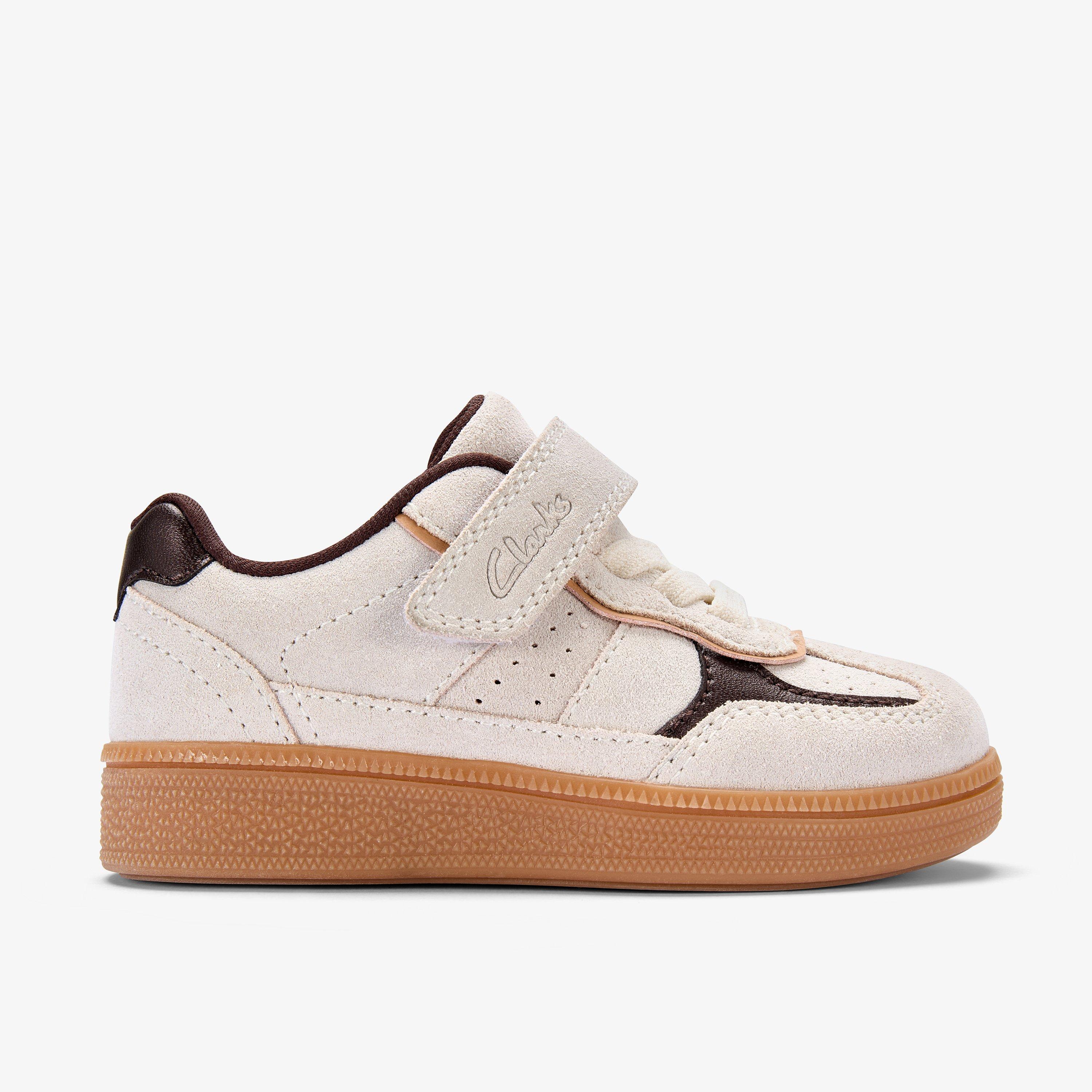 Cypress Pop Toddler Cream Trainers Riptape, view 1 of 6