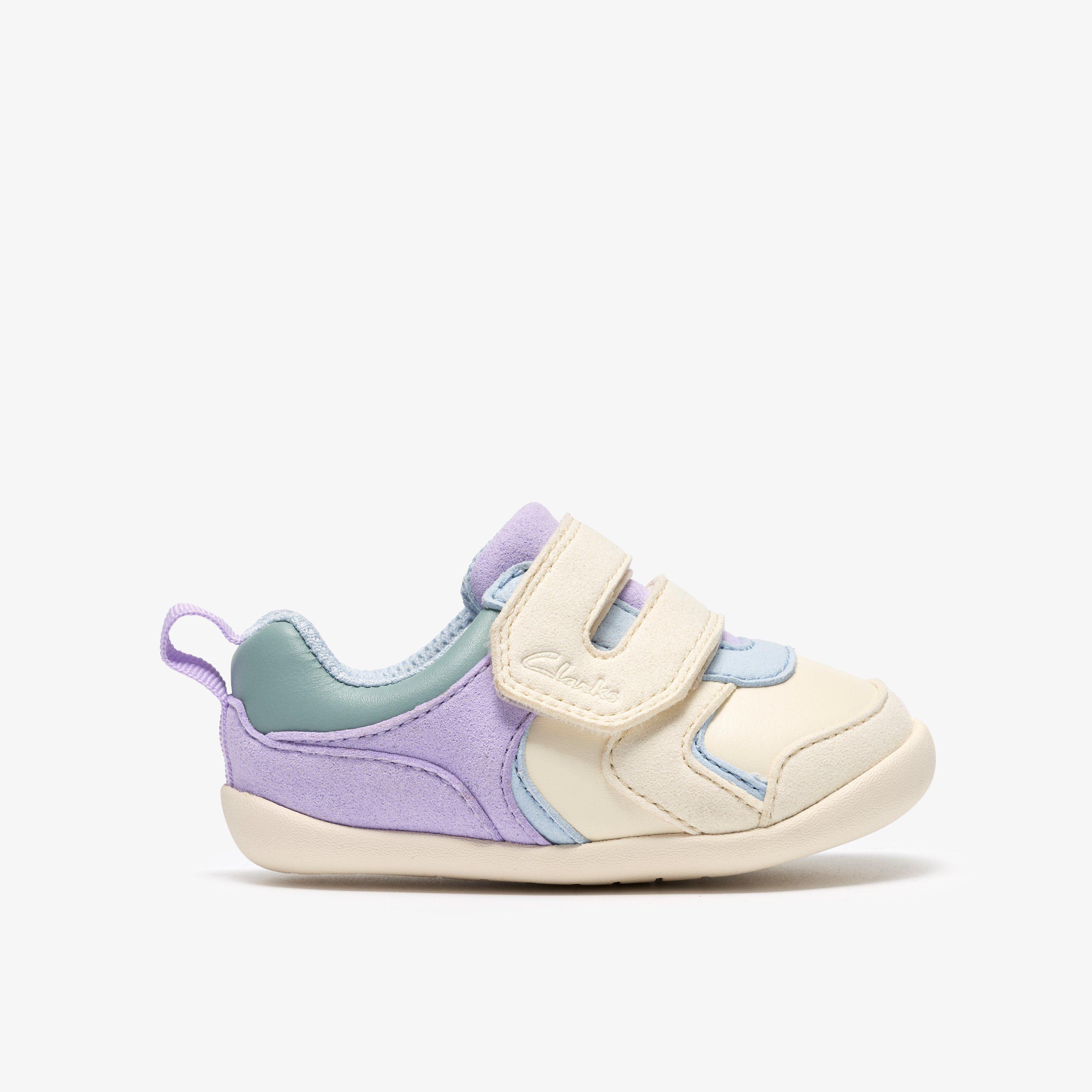 Roamer Sky Toddler Combinaison Lilas Chaussures premiers pas Scratch, view 1 of 6