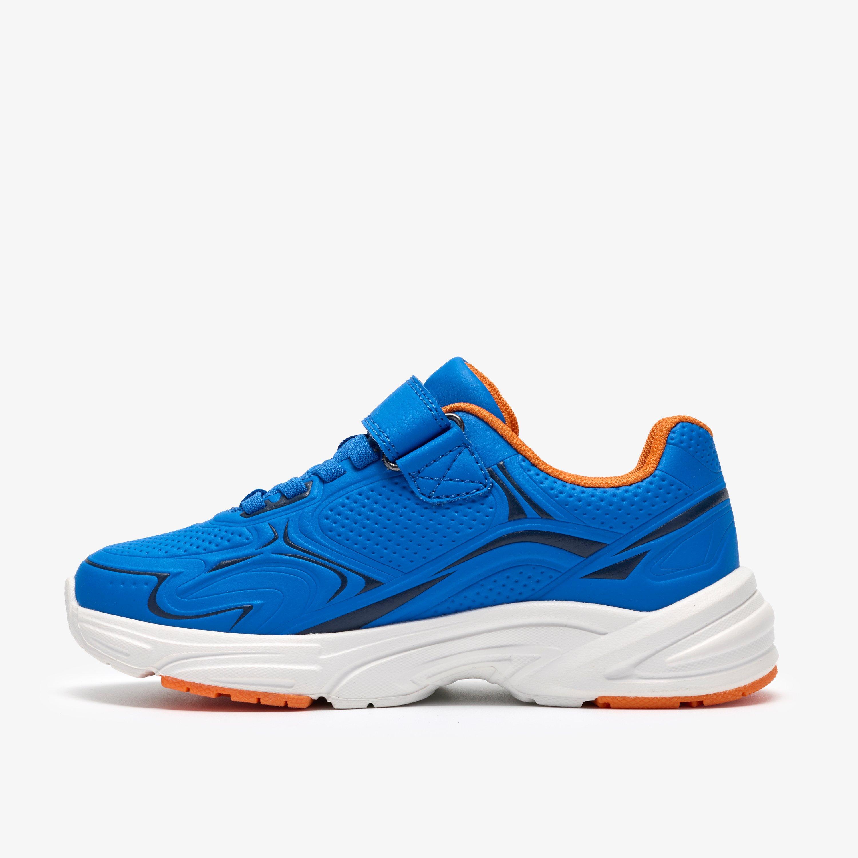 Crafton Solo Kid Bright Blue Trainers, view 2 of 6