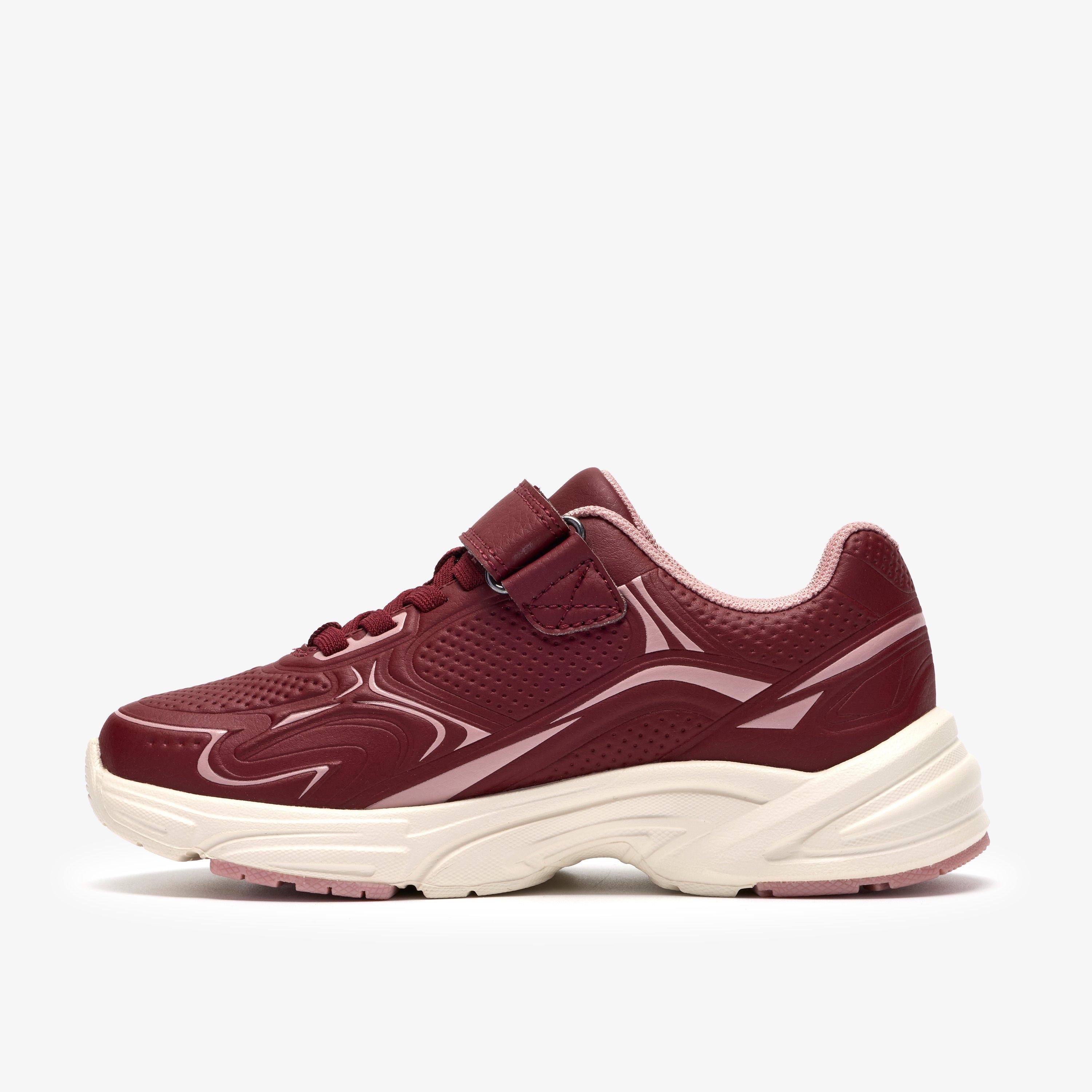 Crafton Solo Kid Burgundy Trainers, view 2 of 6