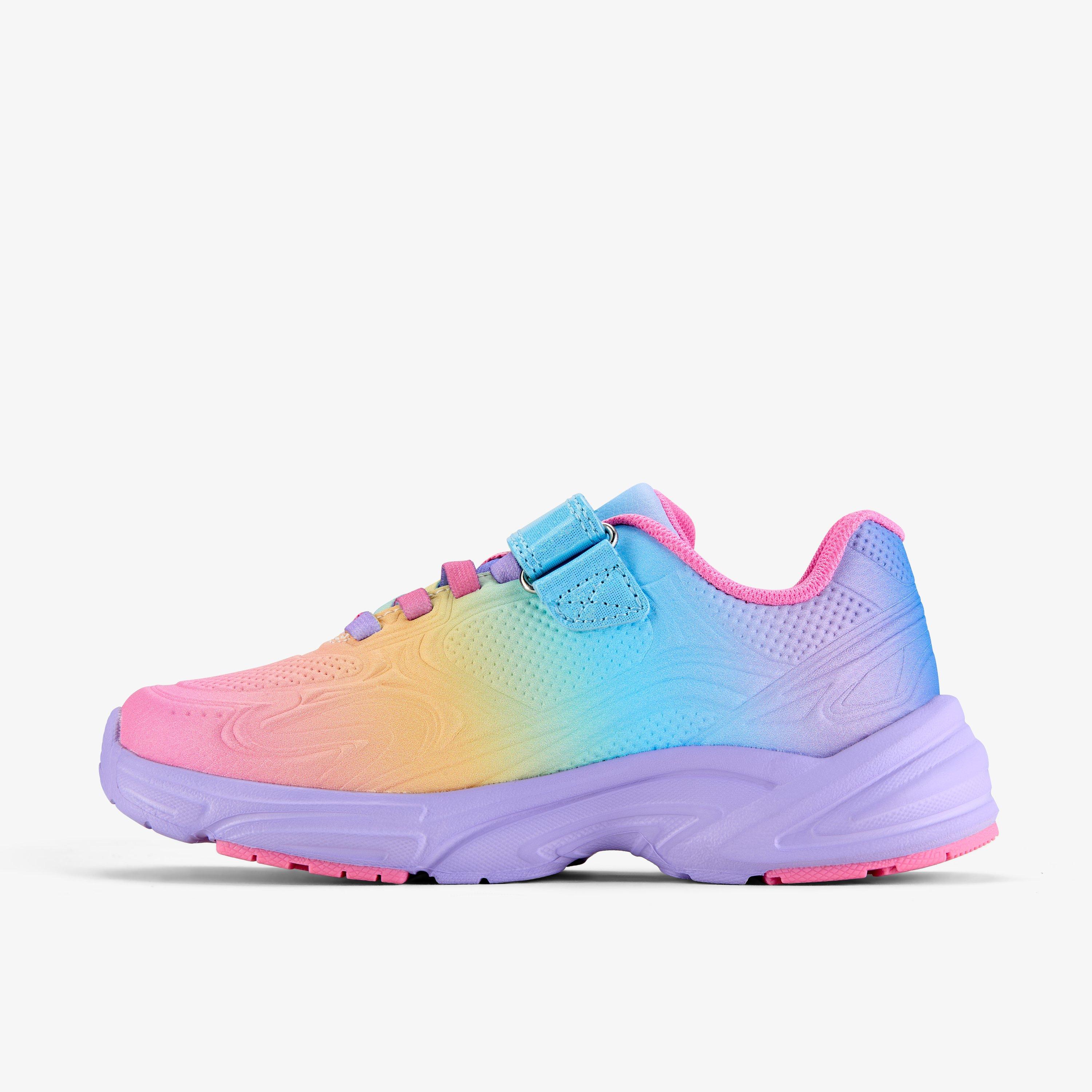 Crafton Solo Kid Purple Mutli Trainers, view 2 of 6