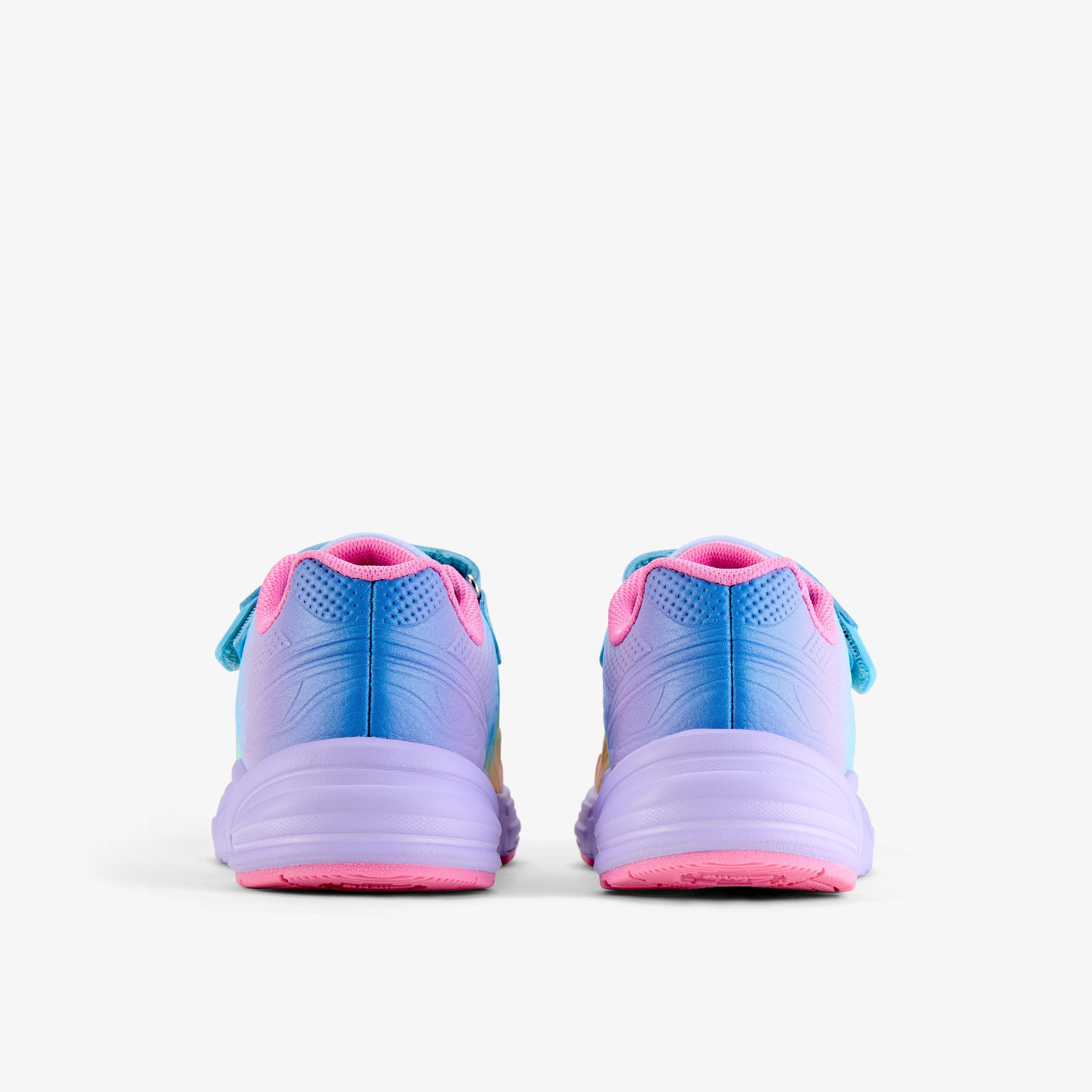 Crafton Solo Kid Purple Mutli Trainers, view 4 of 6