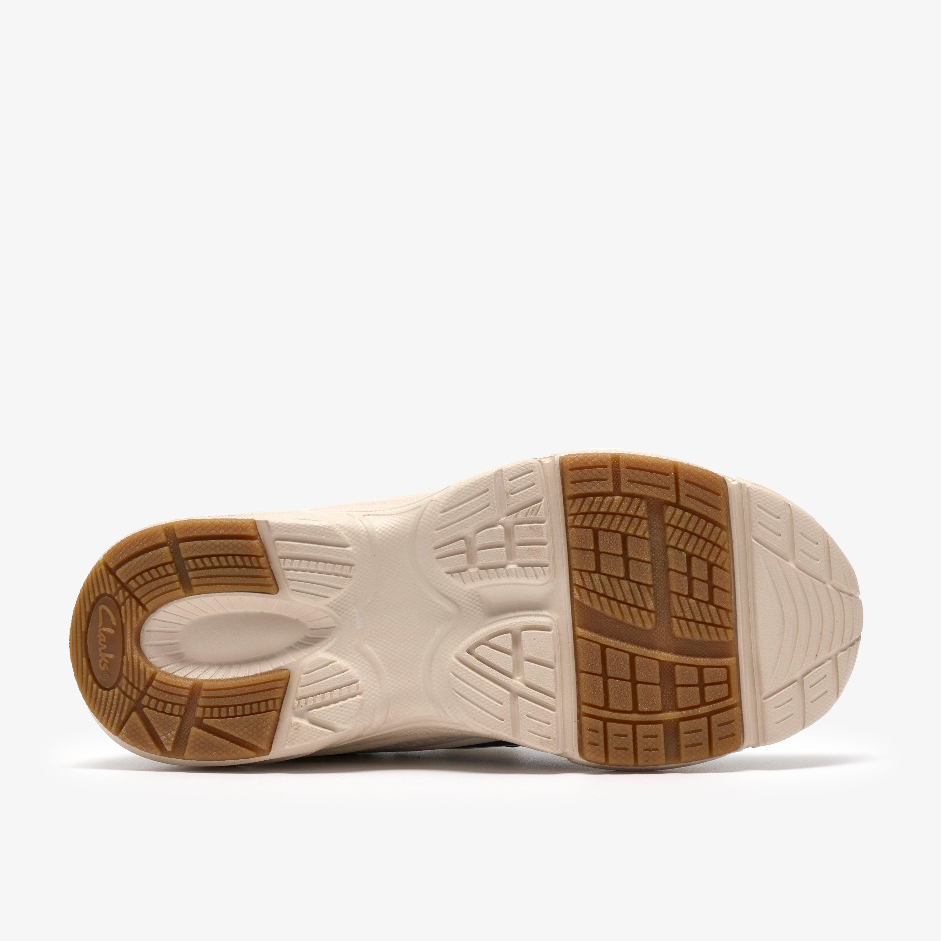 Crafton Solo Older Beige Combination Trainers, view 3 of 6