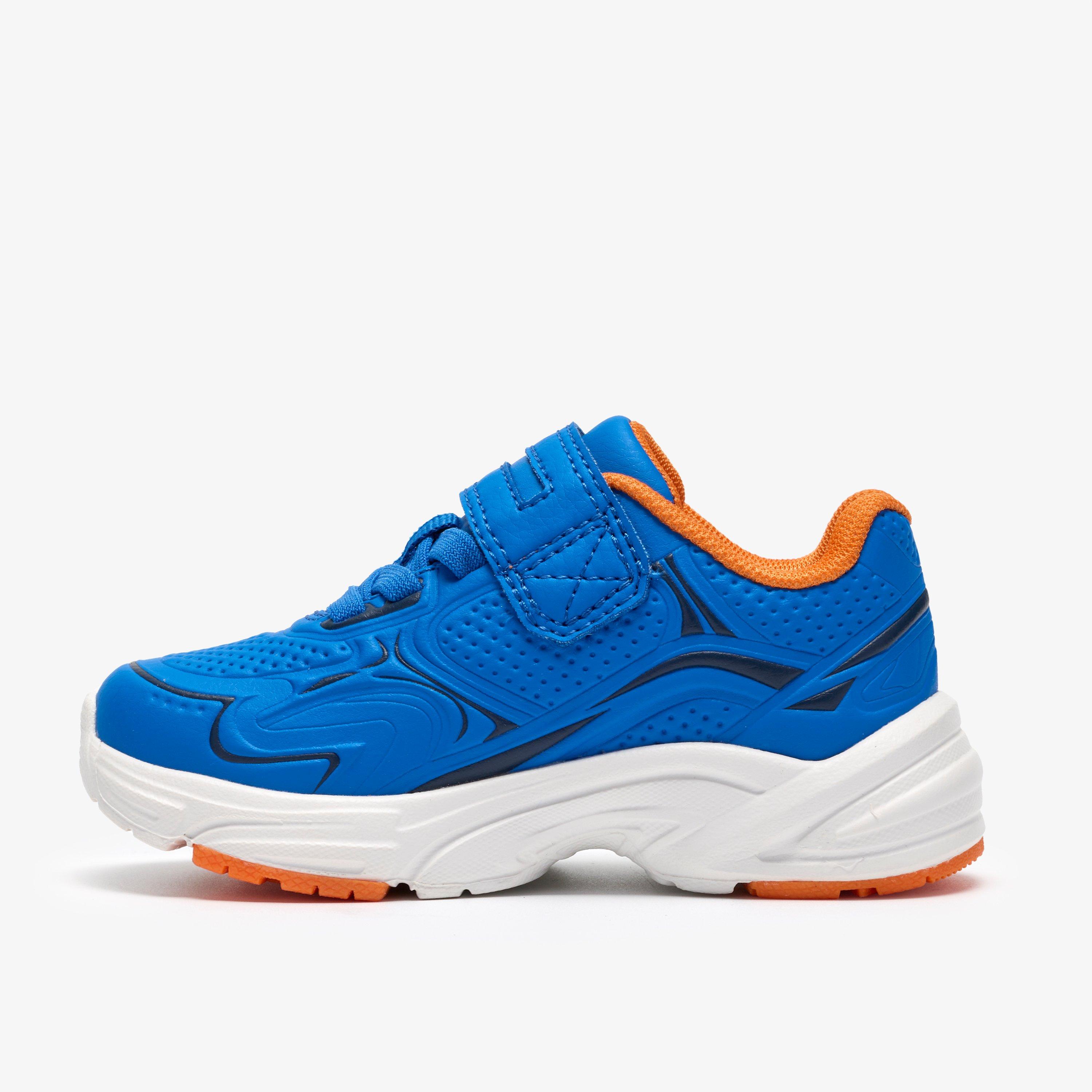 Crafton Solo Toddler Bright Blue Trainers, view 2 of 6
