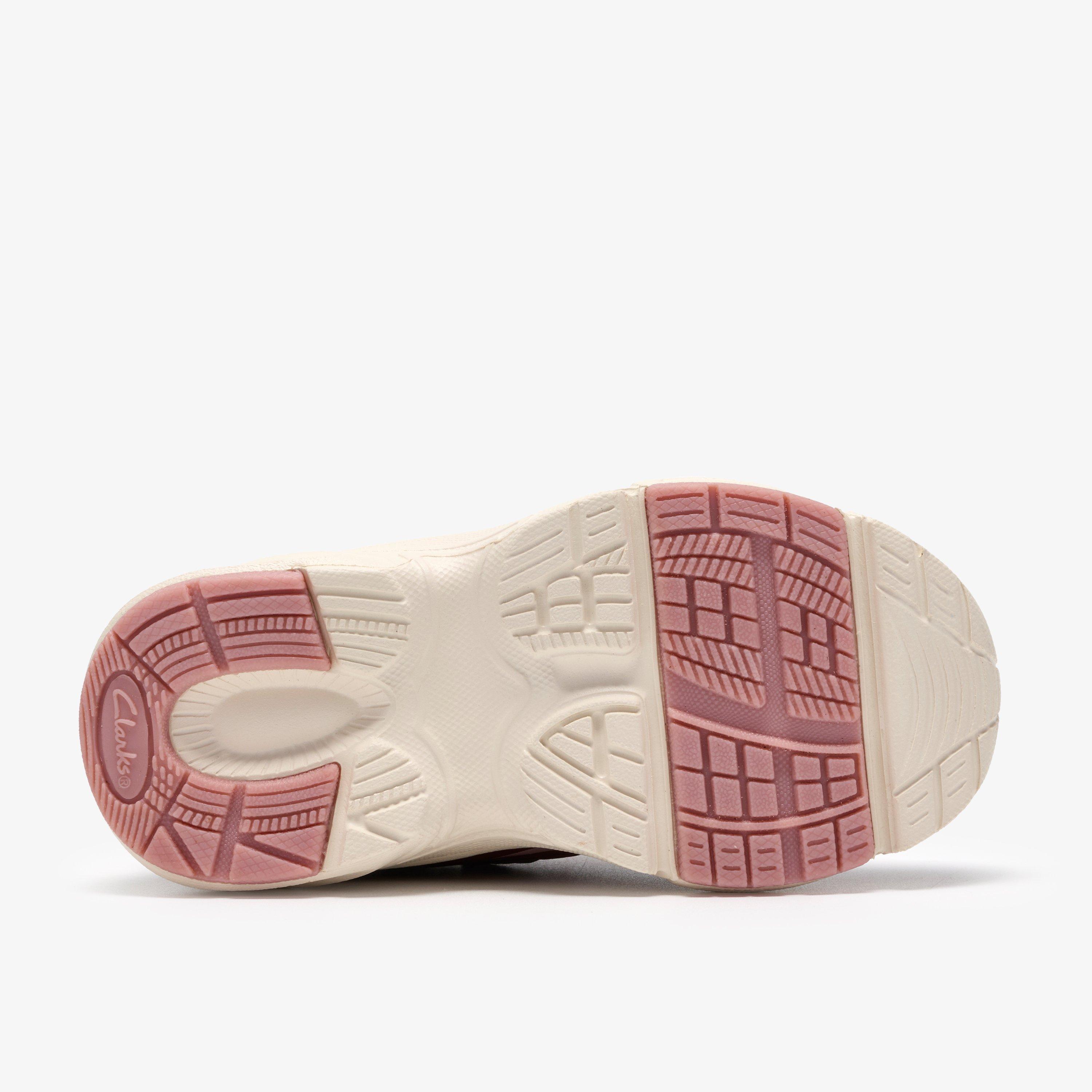 Crafton Solo Toddler Burgundy Trainers Riptape, view 3 of 6