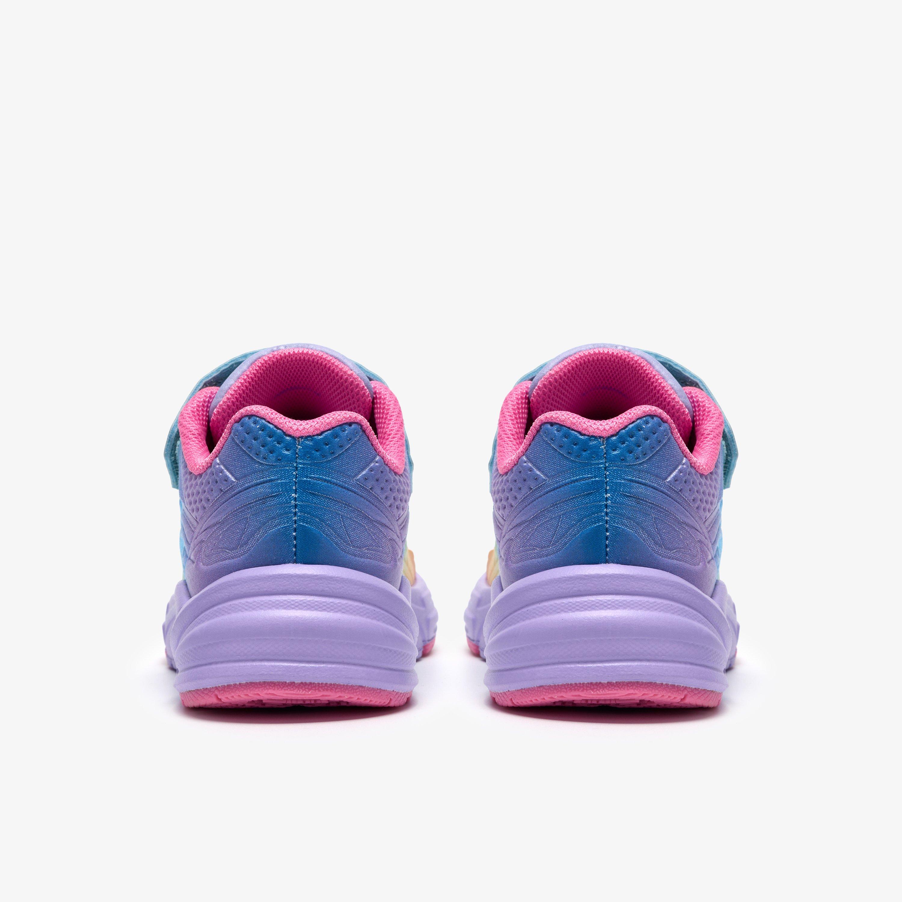 Crafton Solo Toddler Purple Mutli Trainers, view 5 of 6