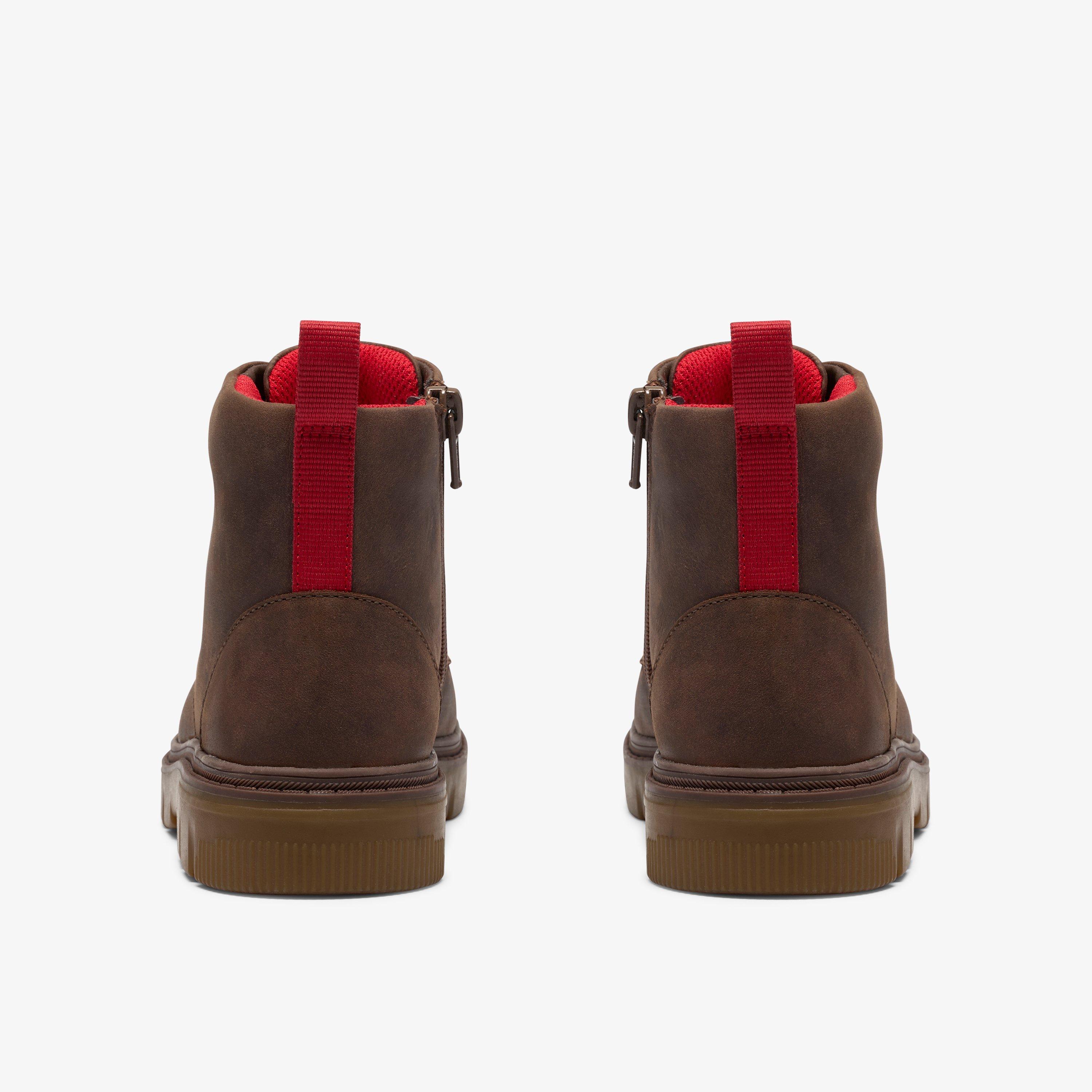 Lorcam Hill Older Brown Leather Ankle Boots, view 5 of 8