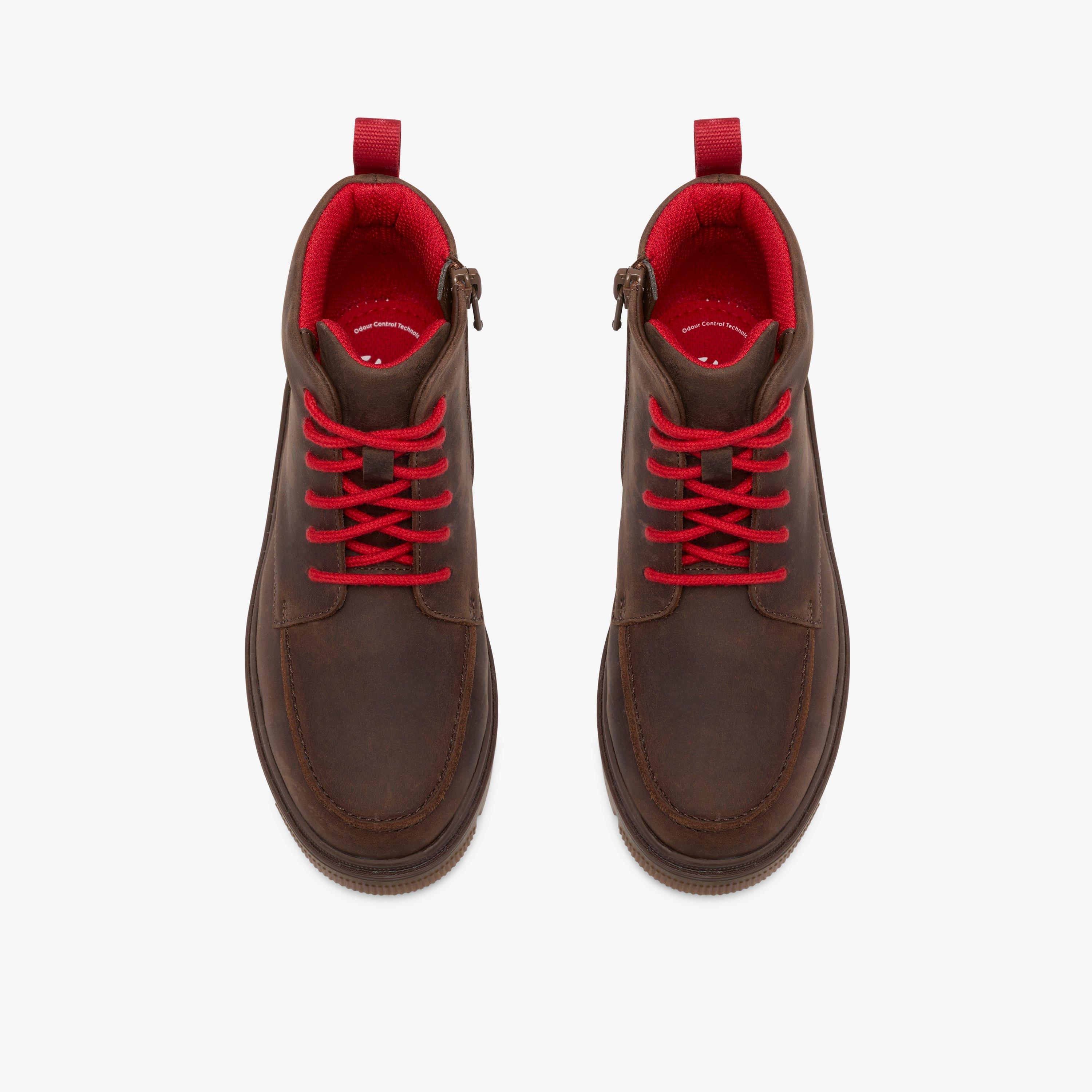 Lorcam Hill Older Brown Leather Ankle Boots, view 6 of 8