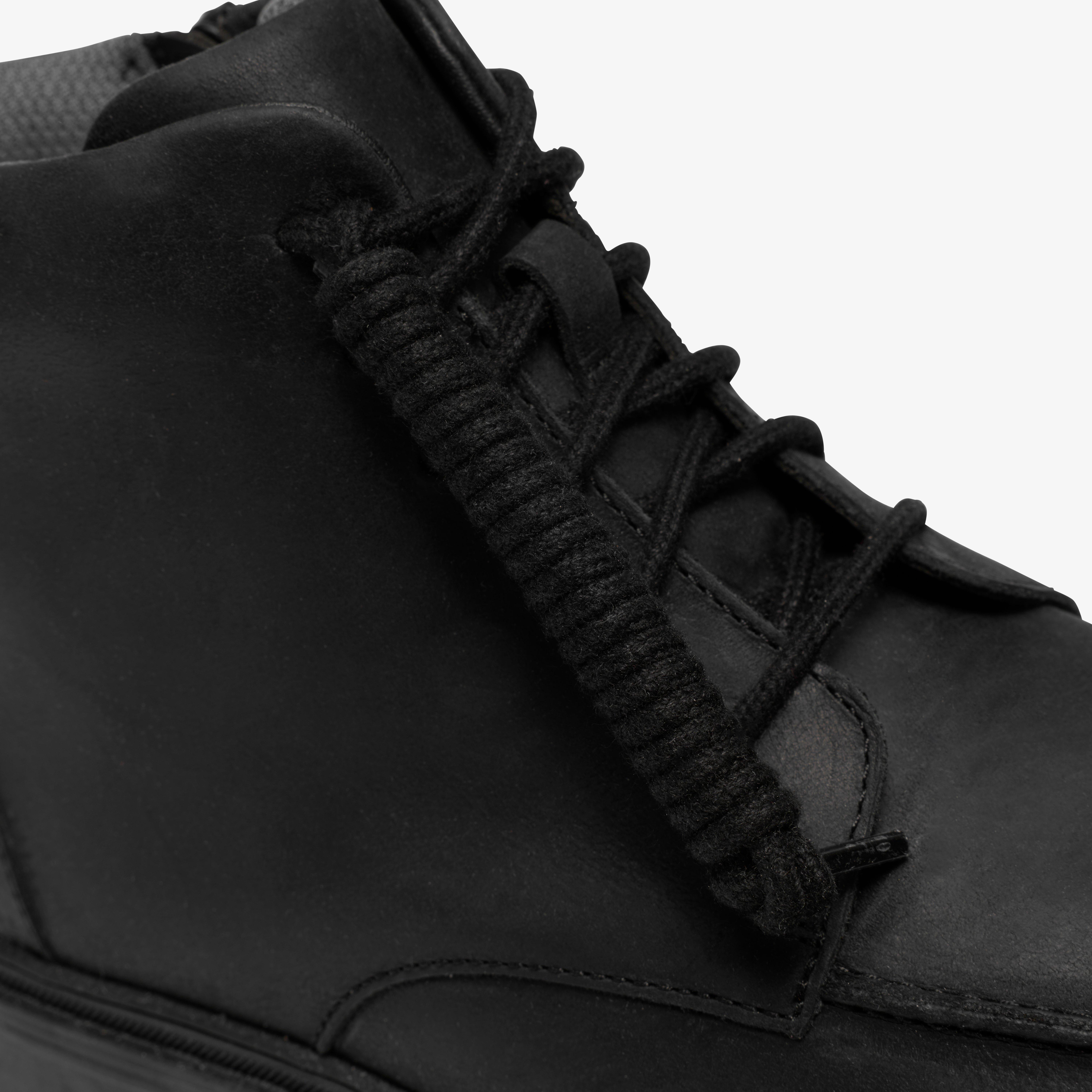 Lorcam Hill Youth Black Leather Ankle Boots School Shoes, view 8 of 8