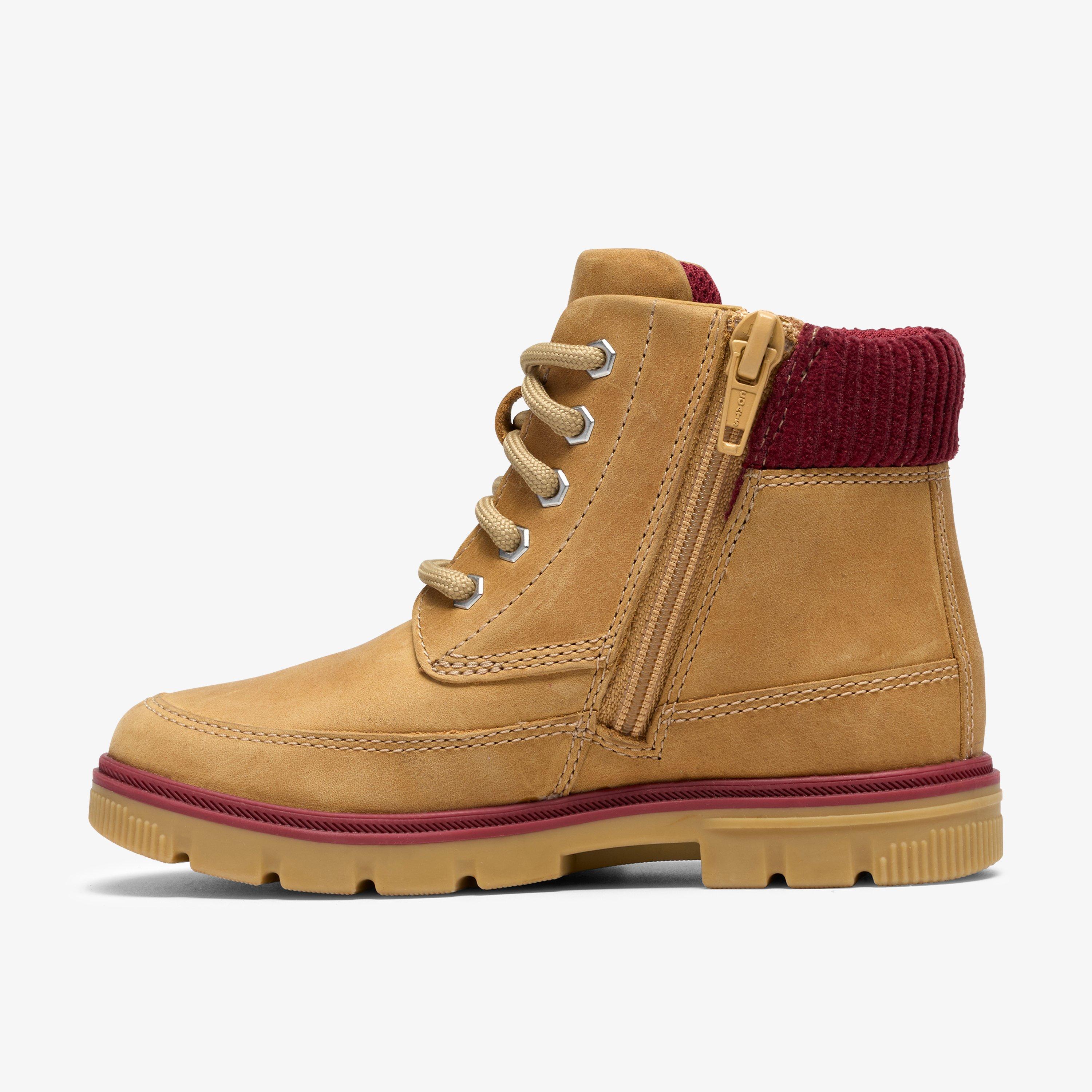 Lorcam Pine Kid Sand Ankle Boots, view 2 of 6