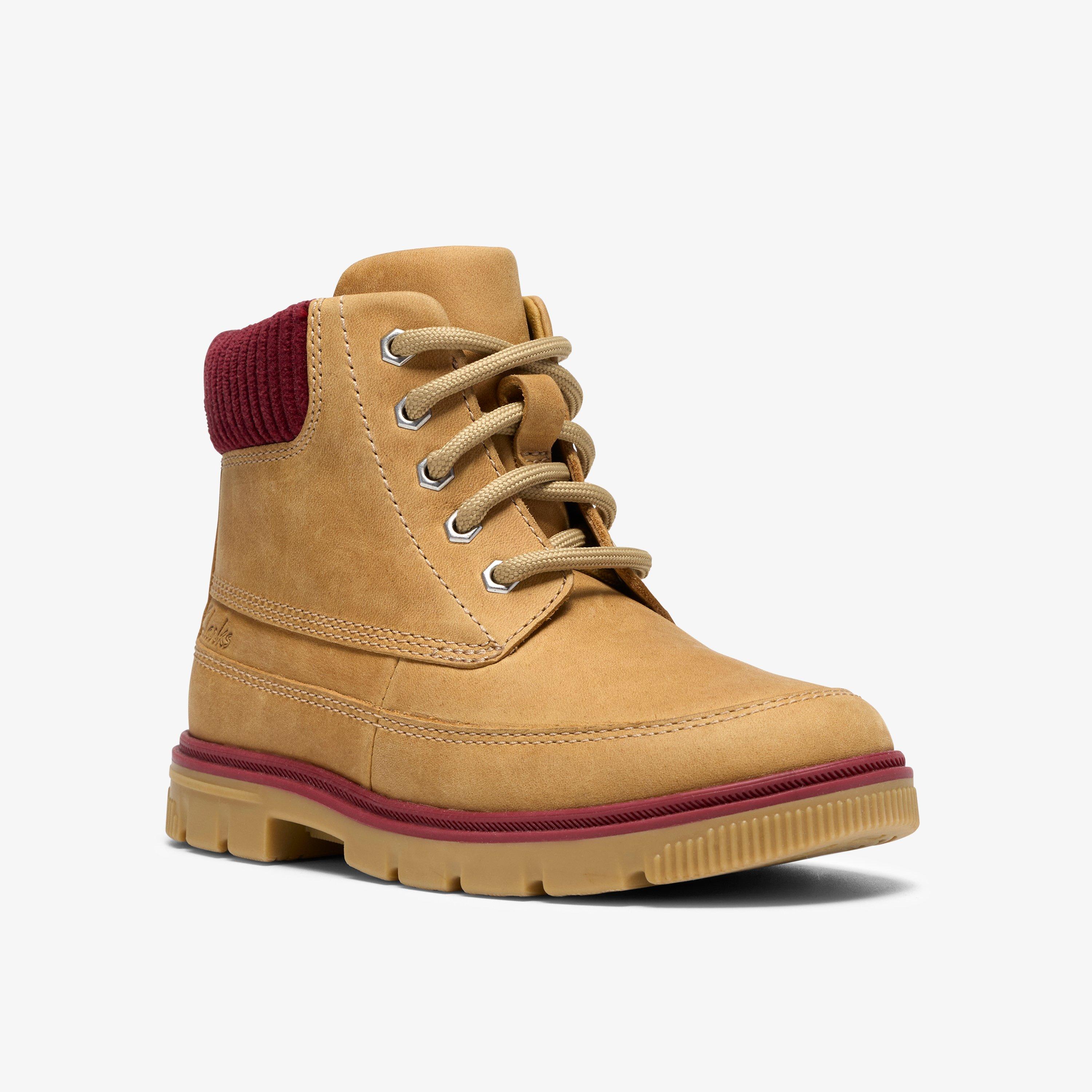 Lorcam Pine Kid Sand Ankle Boots, view 4 of 6