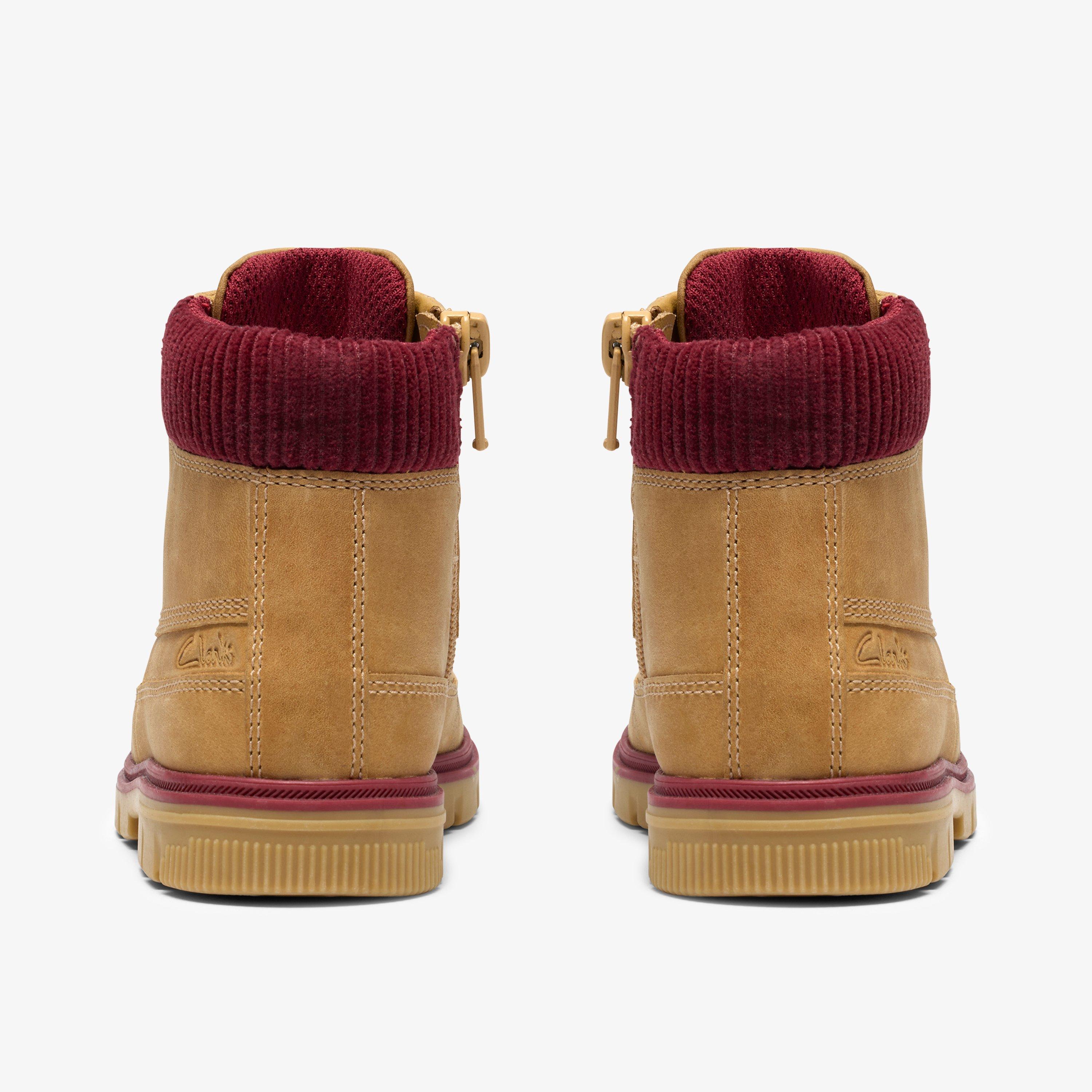 Lorcam Pine Kid Sand Ankle Boots, view 5 of 6
