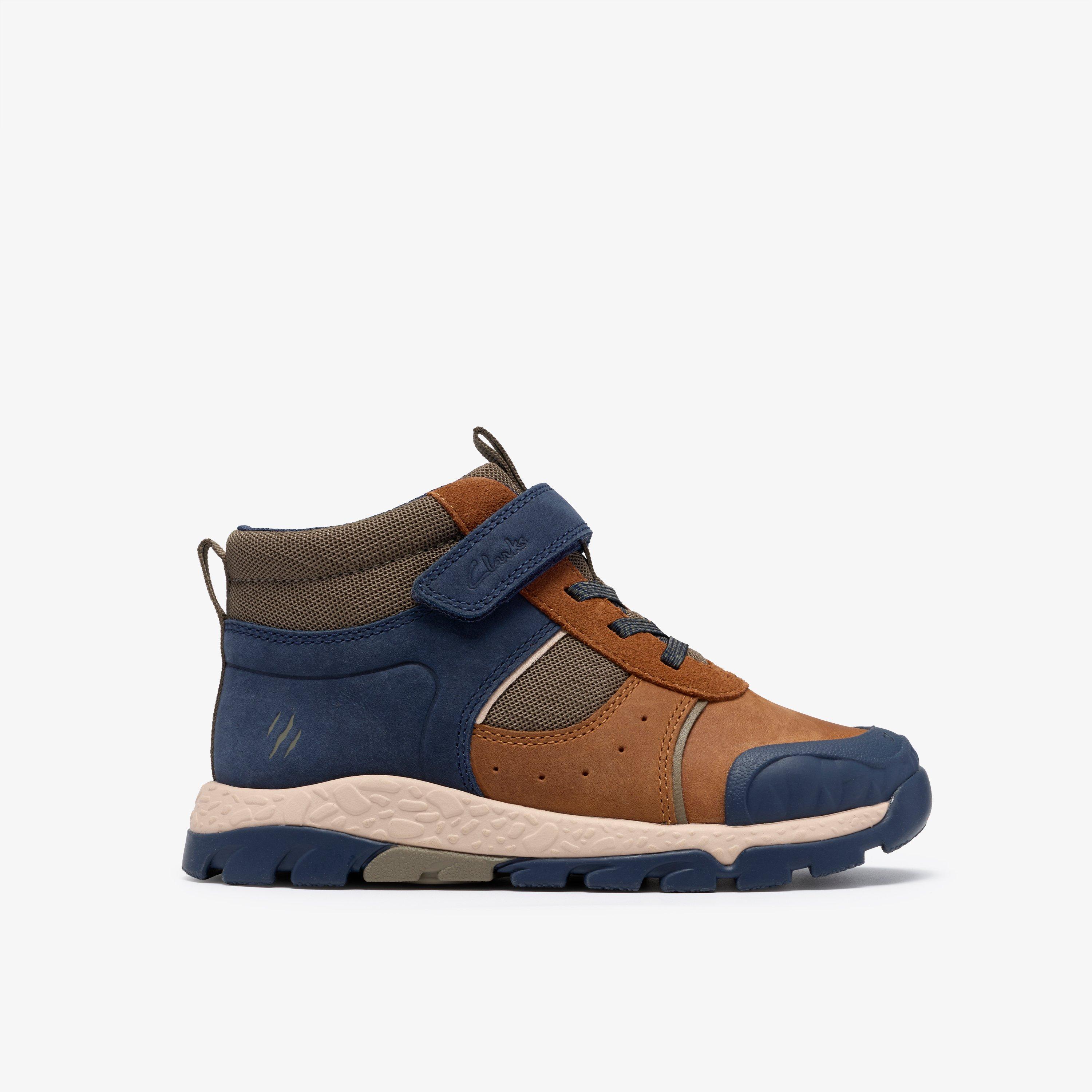 Steggy2 Play Kid Tan Ankle Boots Riptape, view 1 of 6