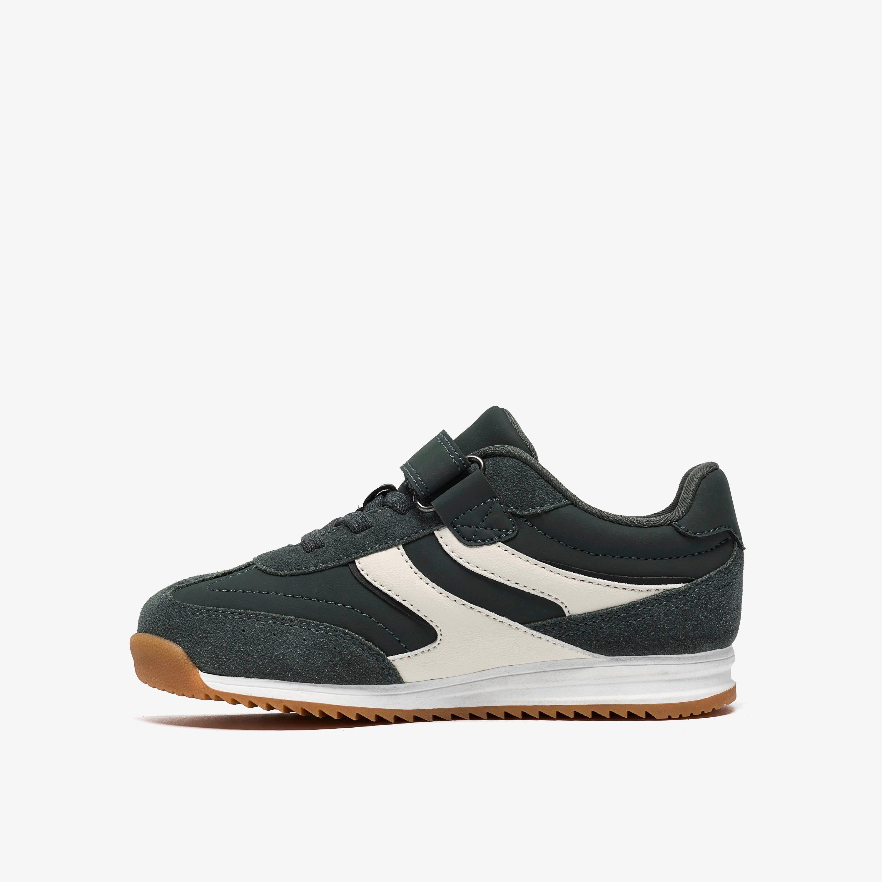 Zing Race Kid Dark Green Trainers, view 2 of 6