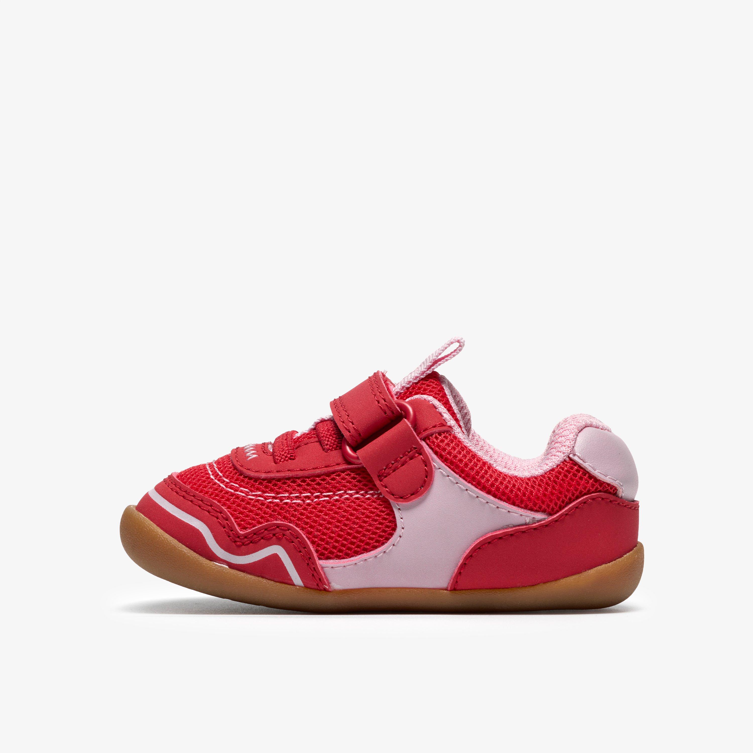 Roamer Orb Toddler Red Trainers Riptape, view 2 of 6