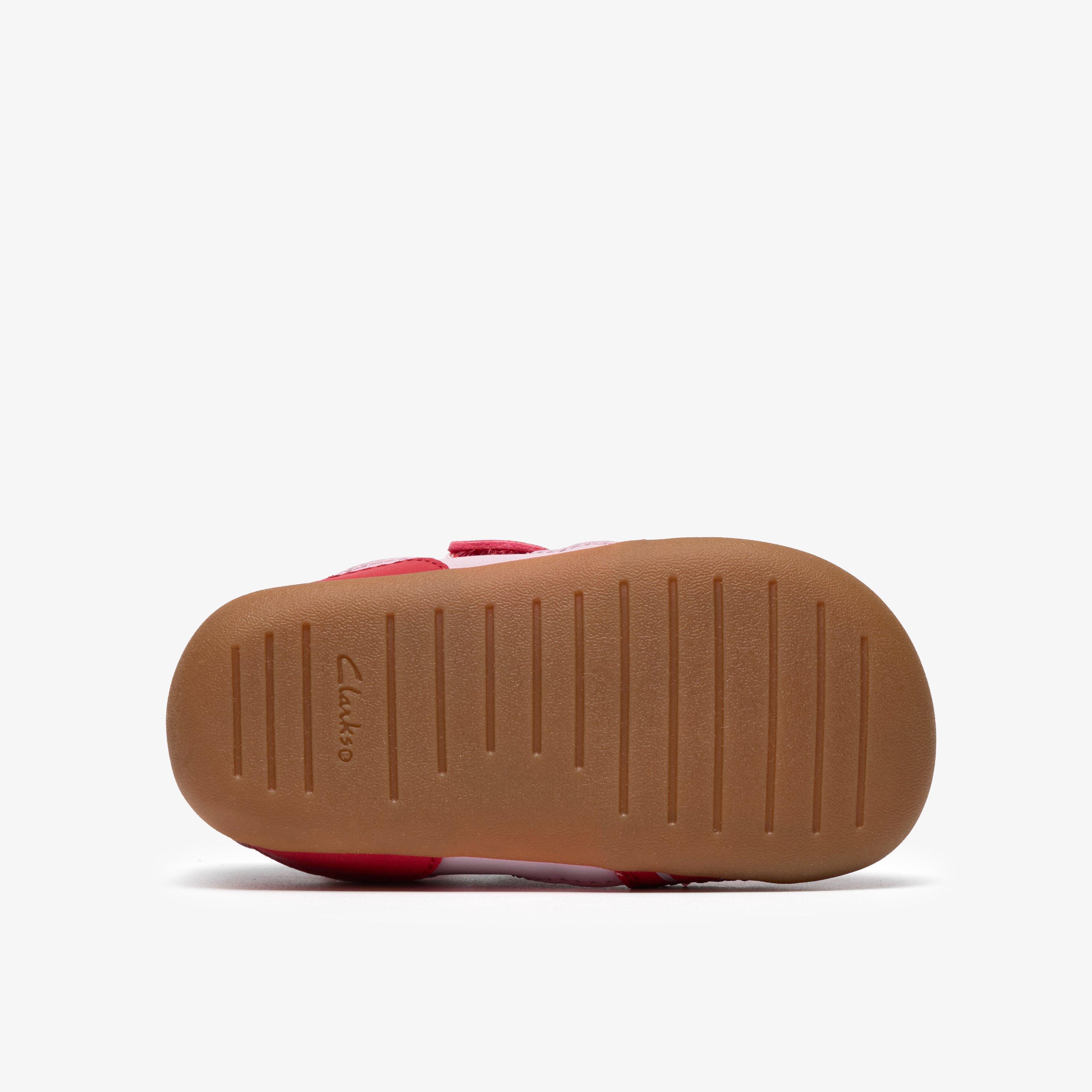Roamer Orb Toddler Red Trainers Riptape, view 3 of 6