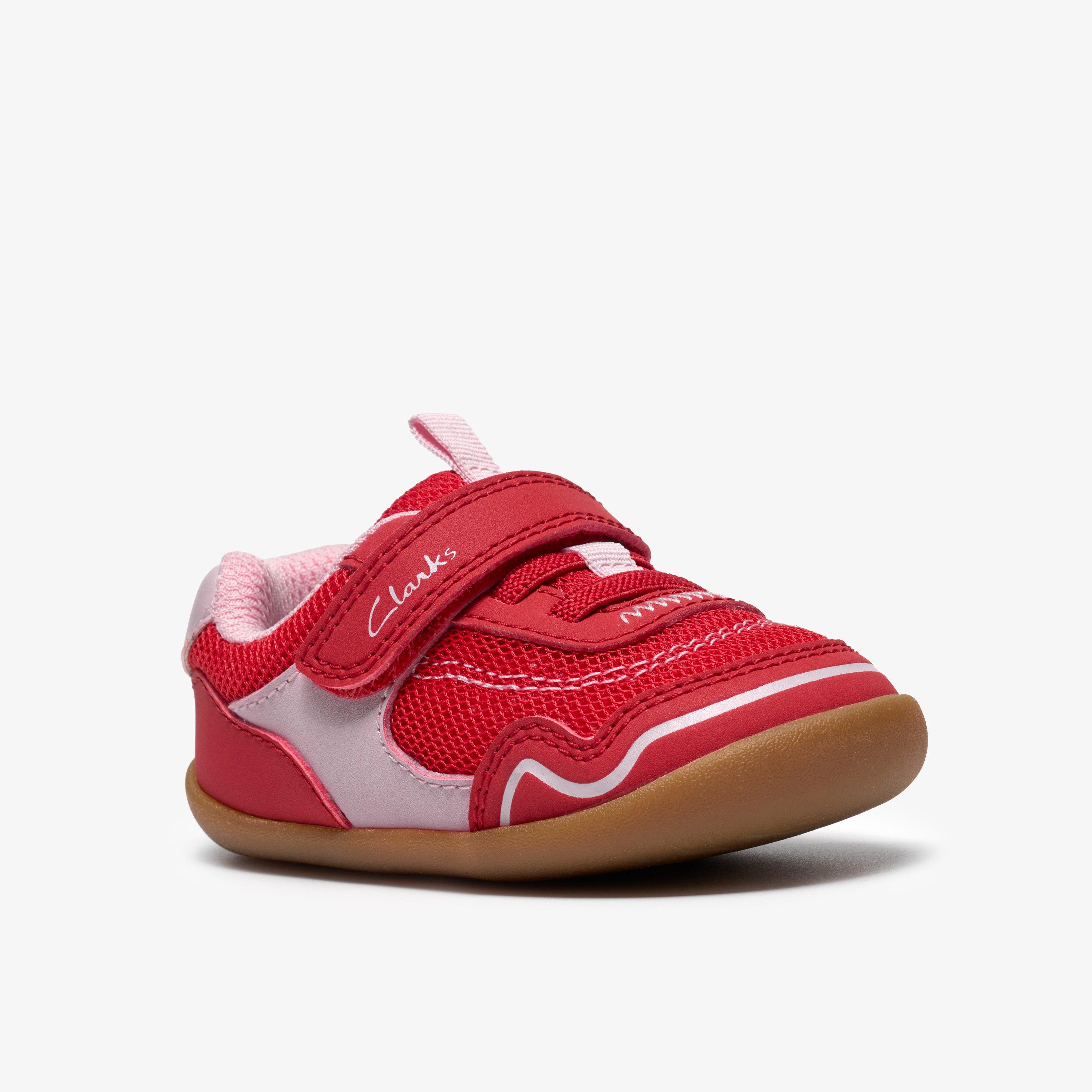 Roamer Orb Toddler Red Trainers Riptape, view 4 of 6