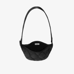 Quilted Trail 2 Strap Crossbody Bag — Black 4