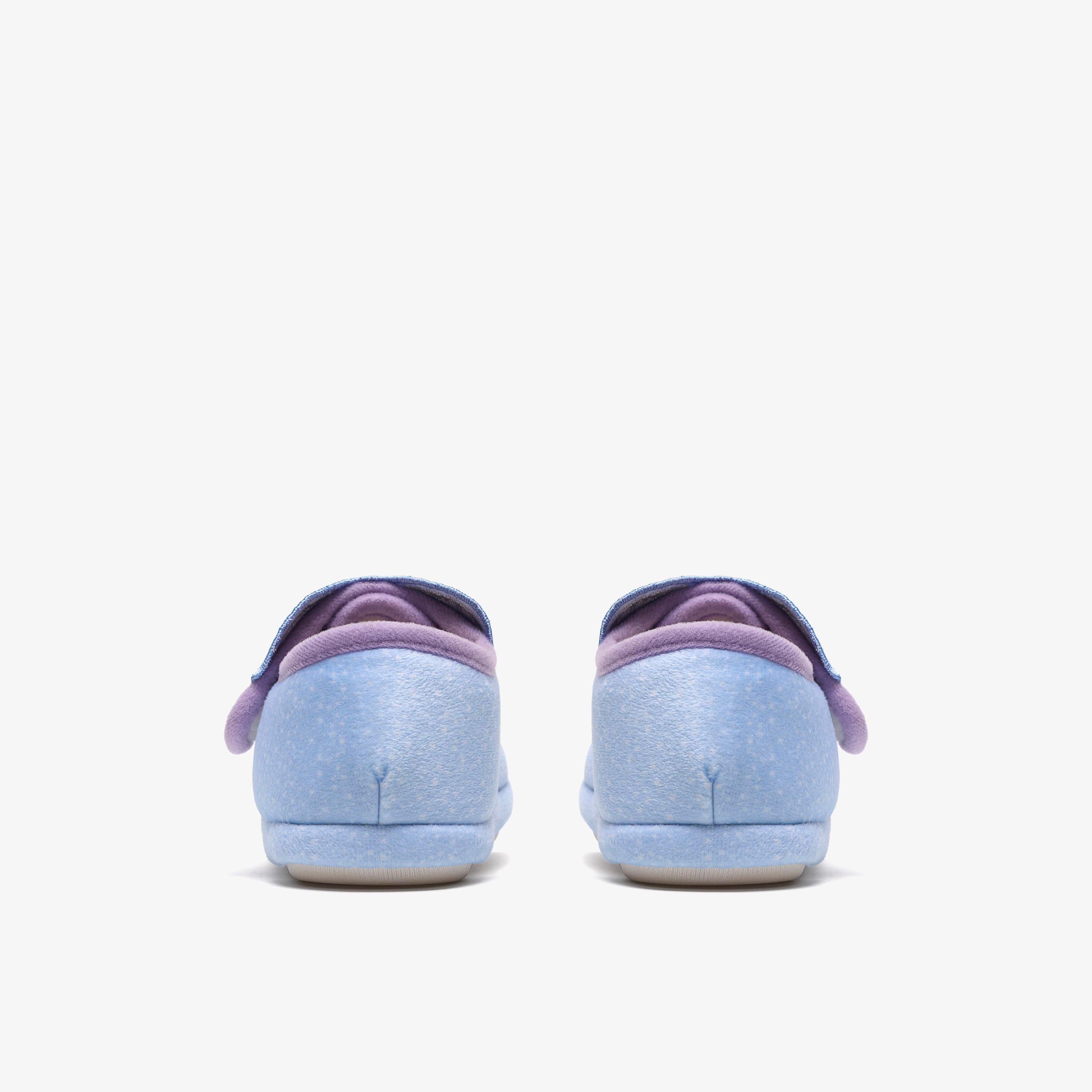 Fluffy Snug Toddler Blaue Kombination Hausschuhe, view 5 of 6