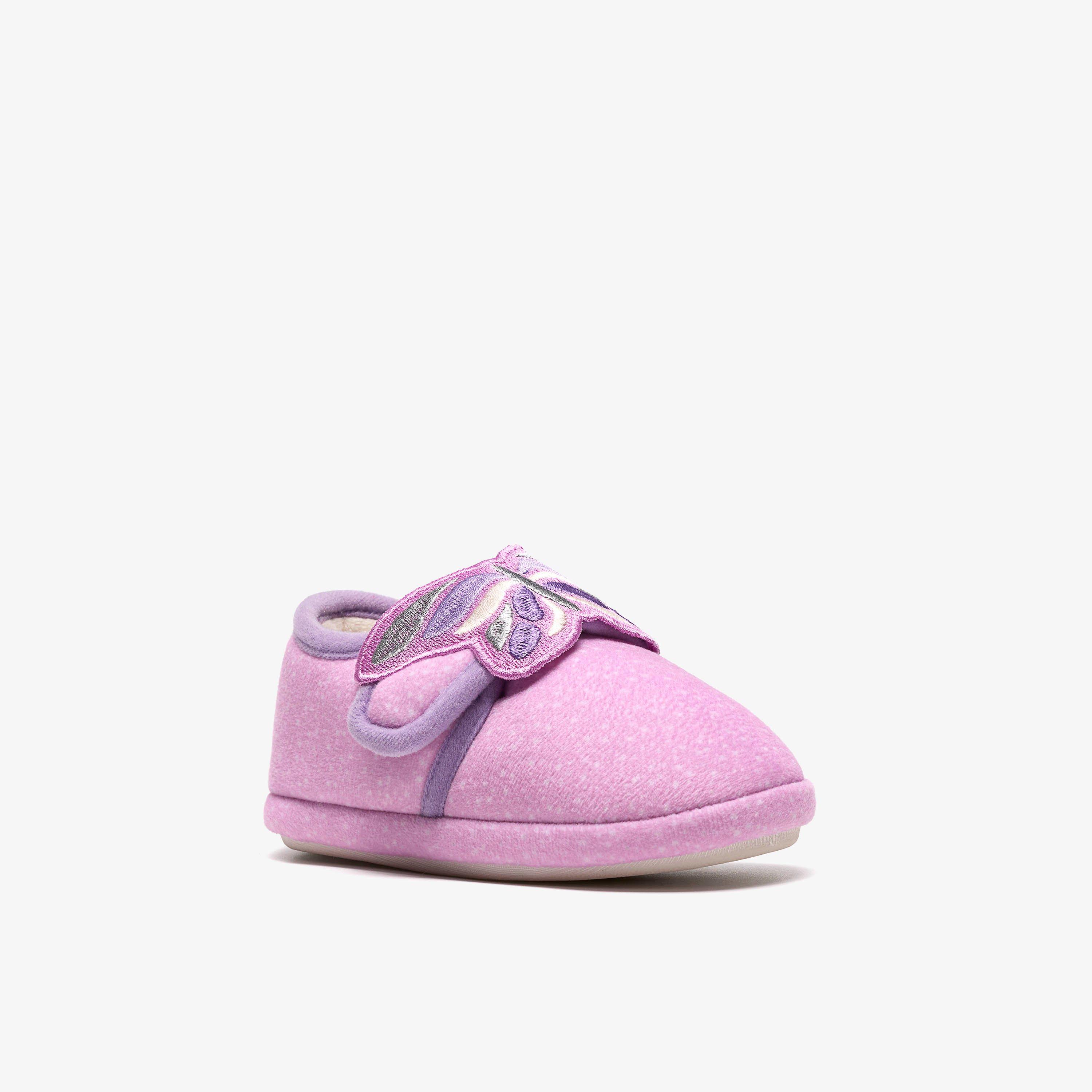 Fluffy Snug Toddler Rosa Kombination Hausschuhe, view 4 of 6
