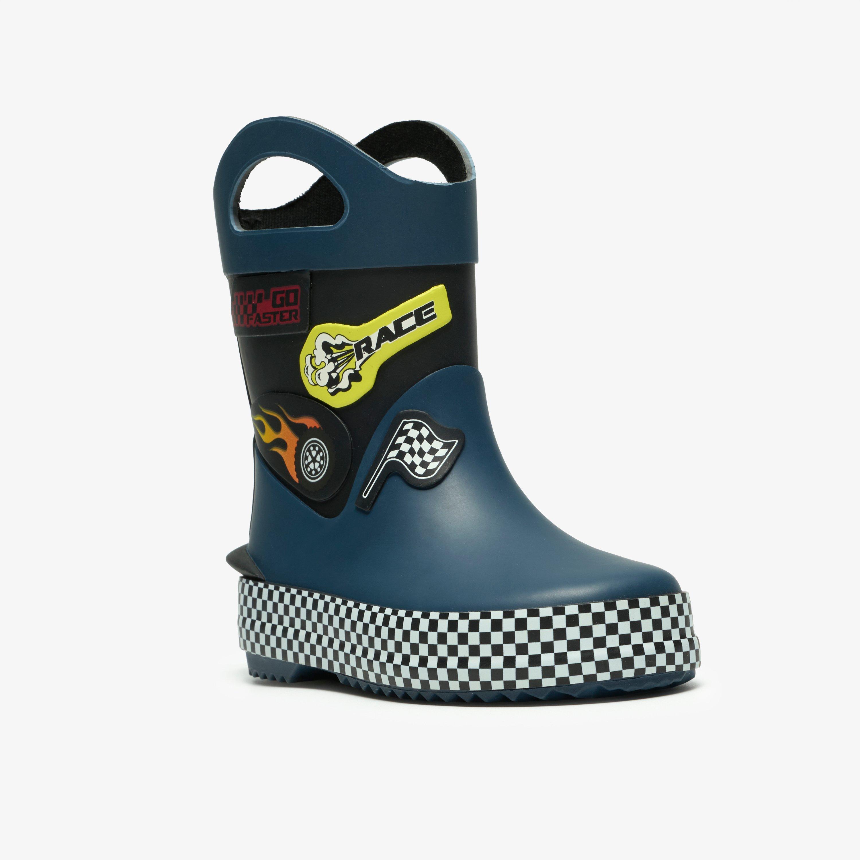 Tarri Dash Toddler Combinaison marine Wellies, view 4 of 6