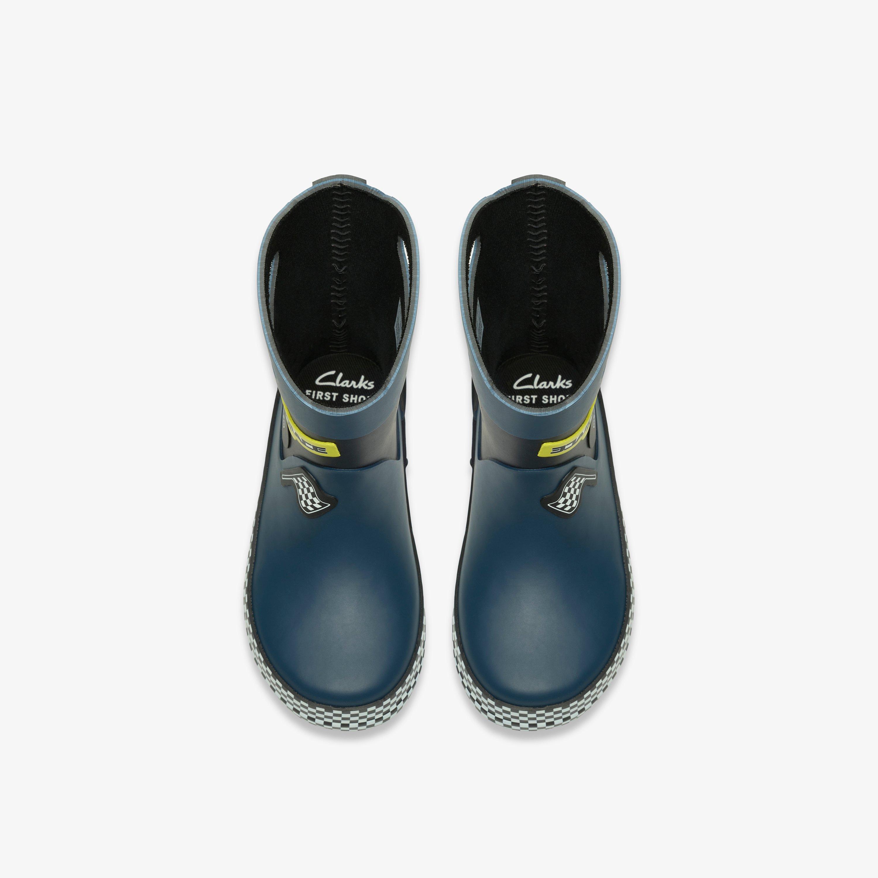 Tarri Dash Toddler Combinaison marine Wellies, view 6 of 6