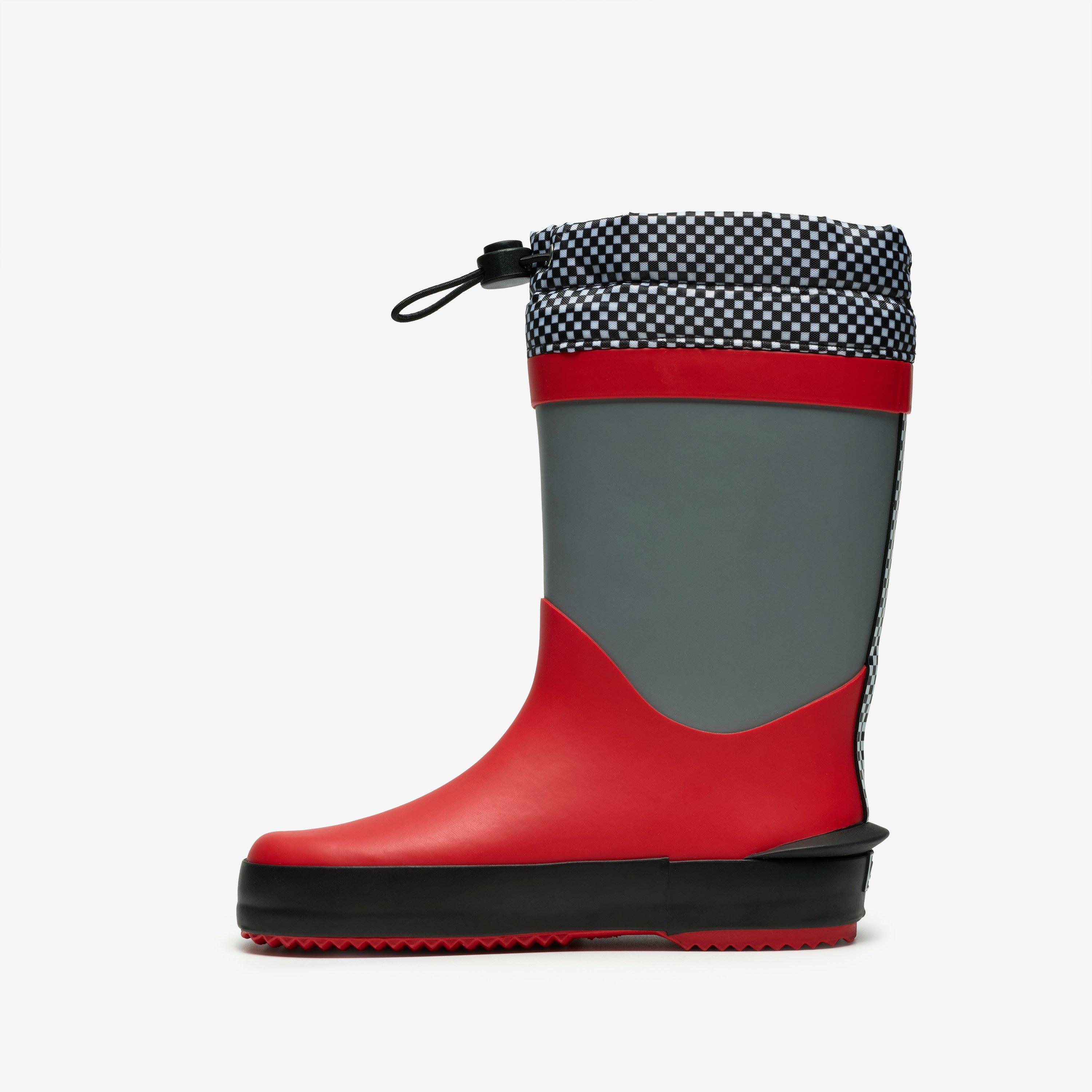 Tarri Race Kid Red Combination Wellies, view 2 of 6