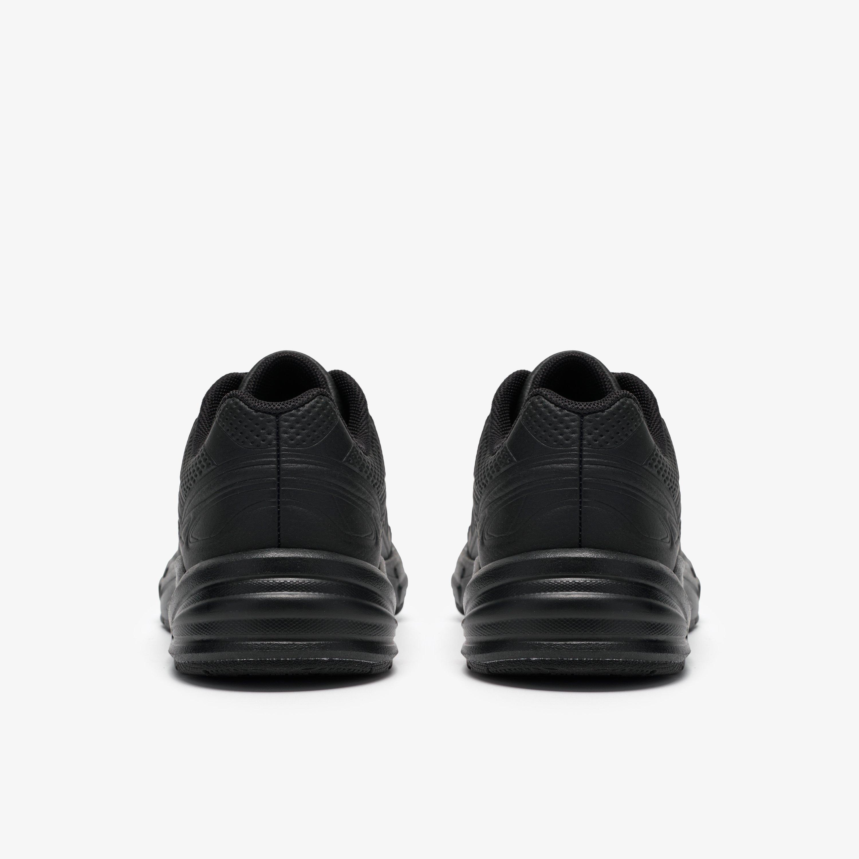 Crafton Solo Older Black Trainers School Shoes, view 5 of 6