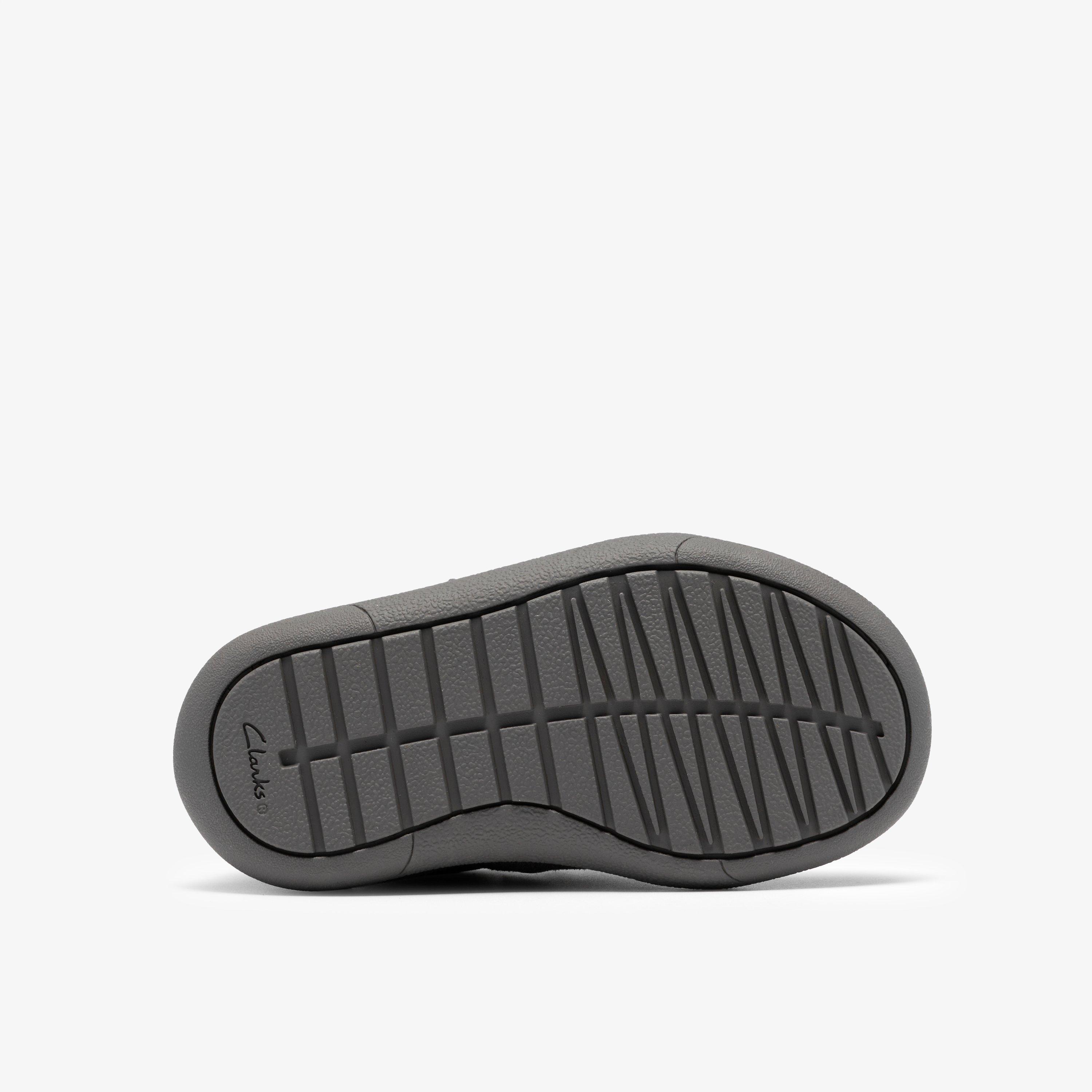 Flash Kick Toddler Grey Ankle Boots High Tops Riptape, view 3 of 6