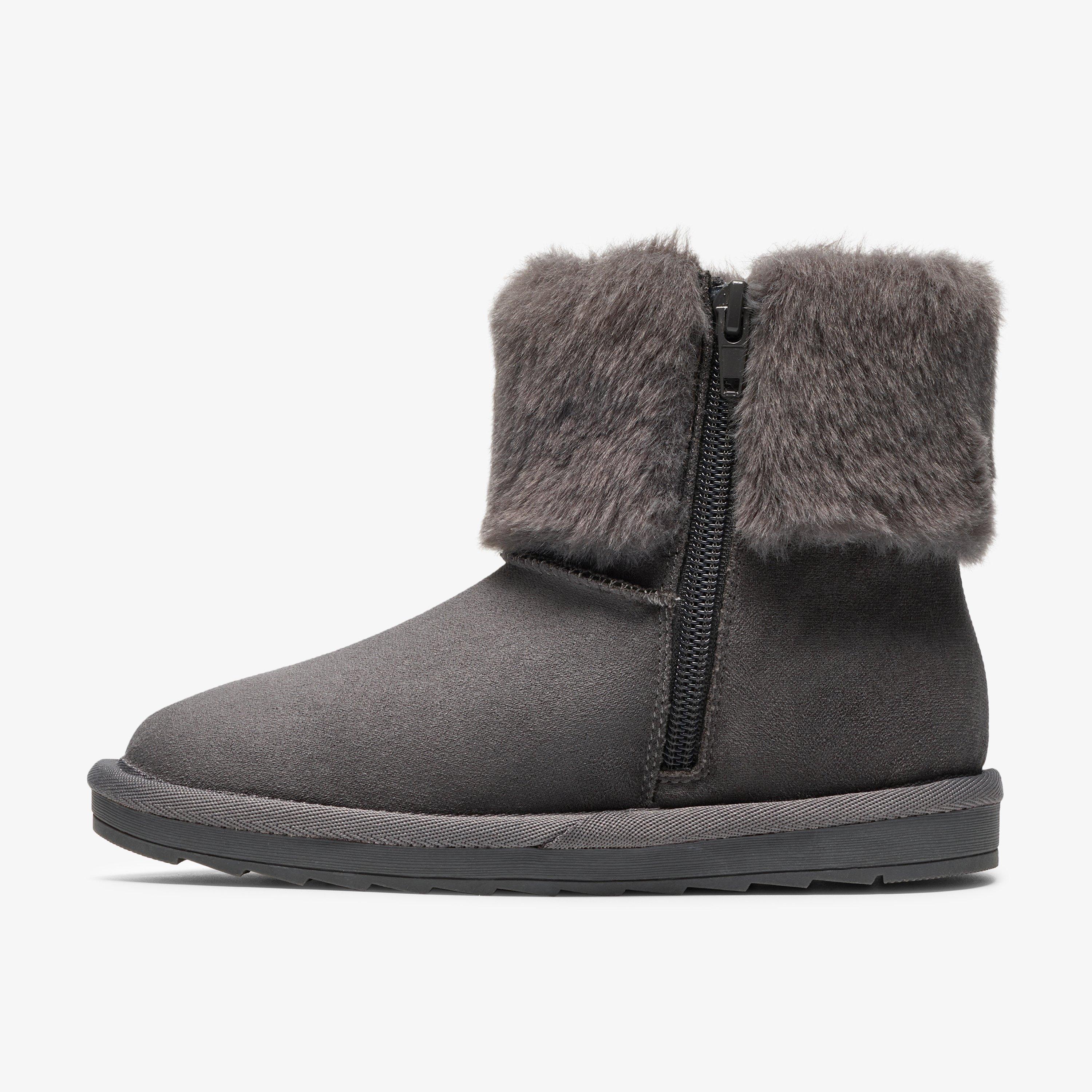 Alina Warm Kids Boots Grey Ankle Boots, view 2 of 6