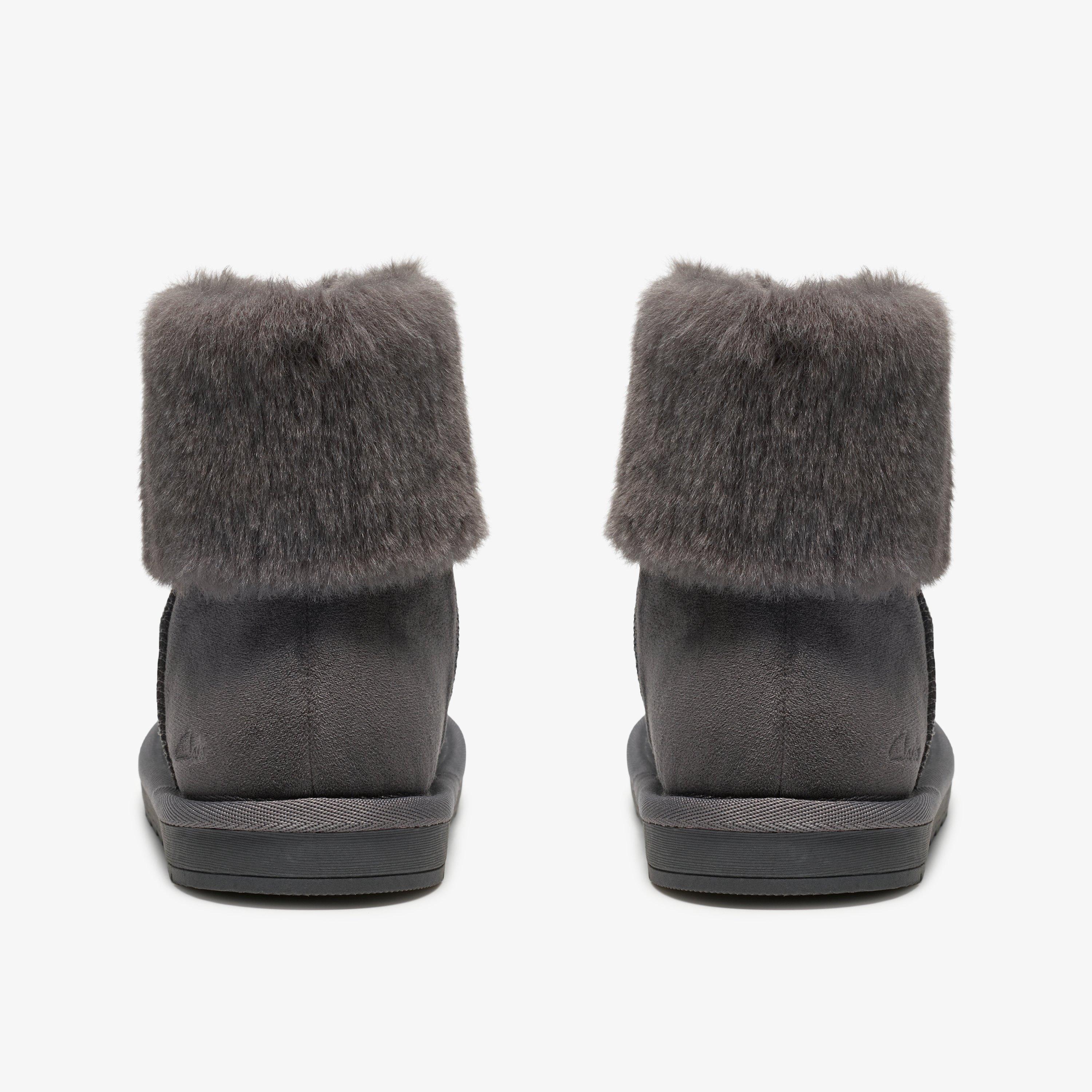 Alina Warm Kids Boots Grey Ankle Boots, view 5 of 6