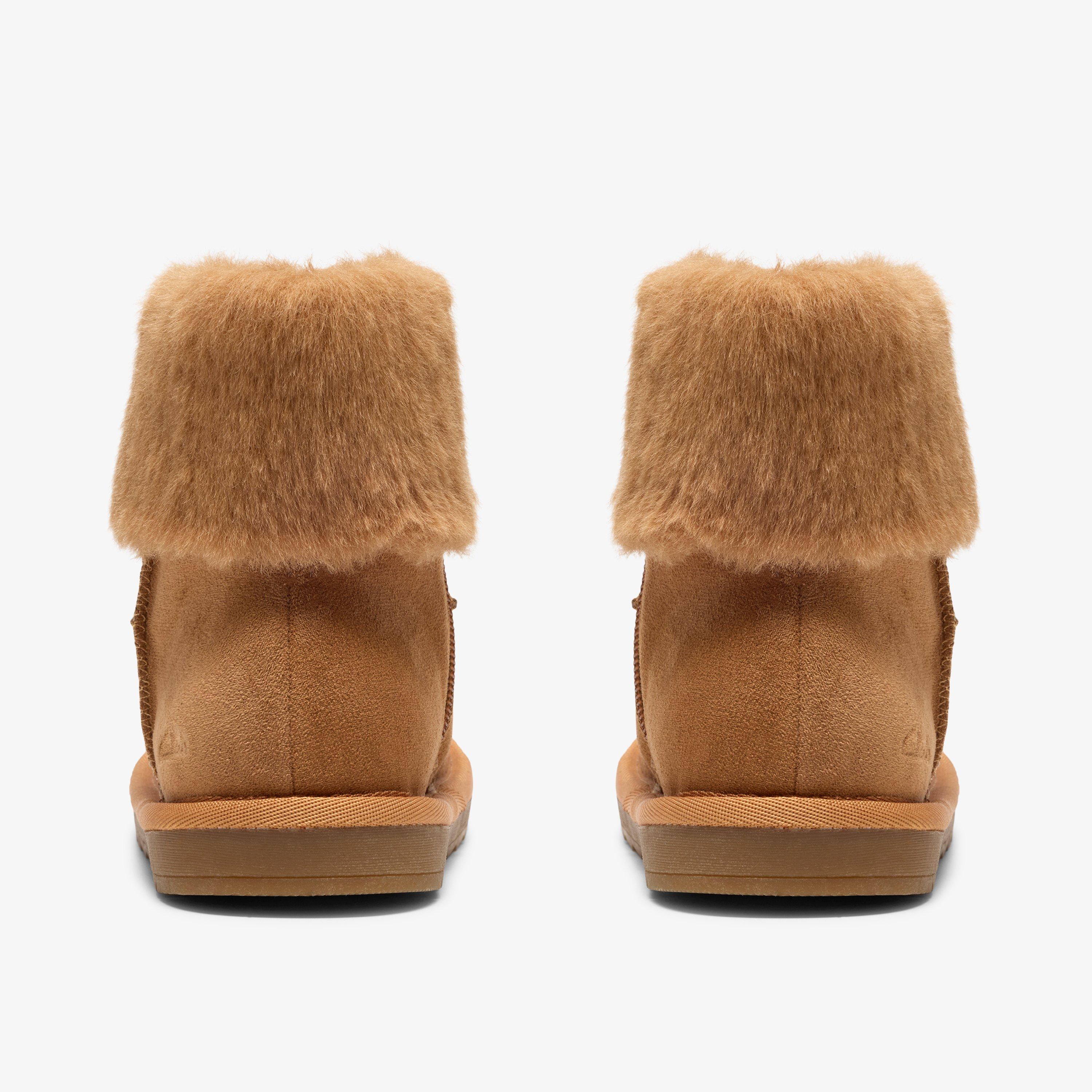 Alina Warm Kid Tan Ankle Boots, view 5 of 6