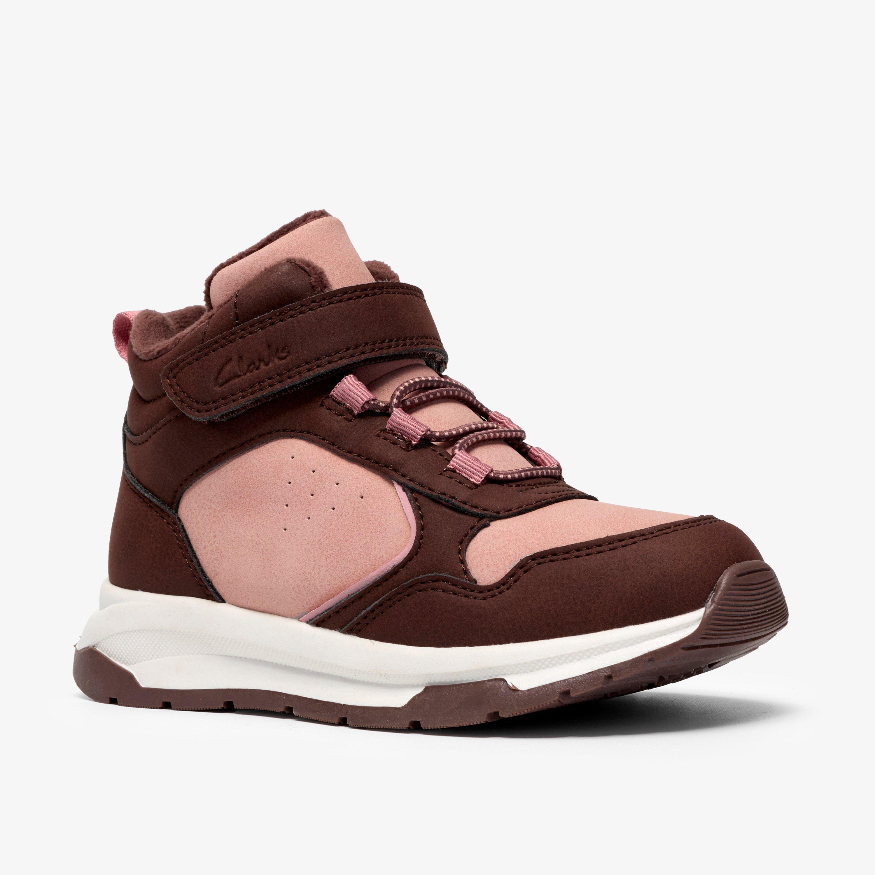 Briar Frost Kid Pink Combination Ankle Boots, view 4 of 6
