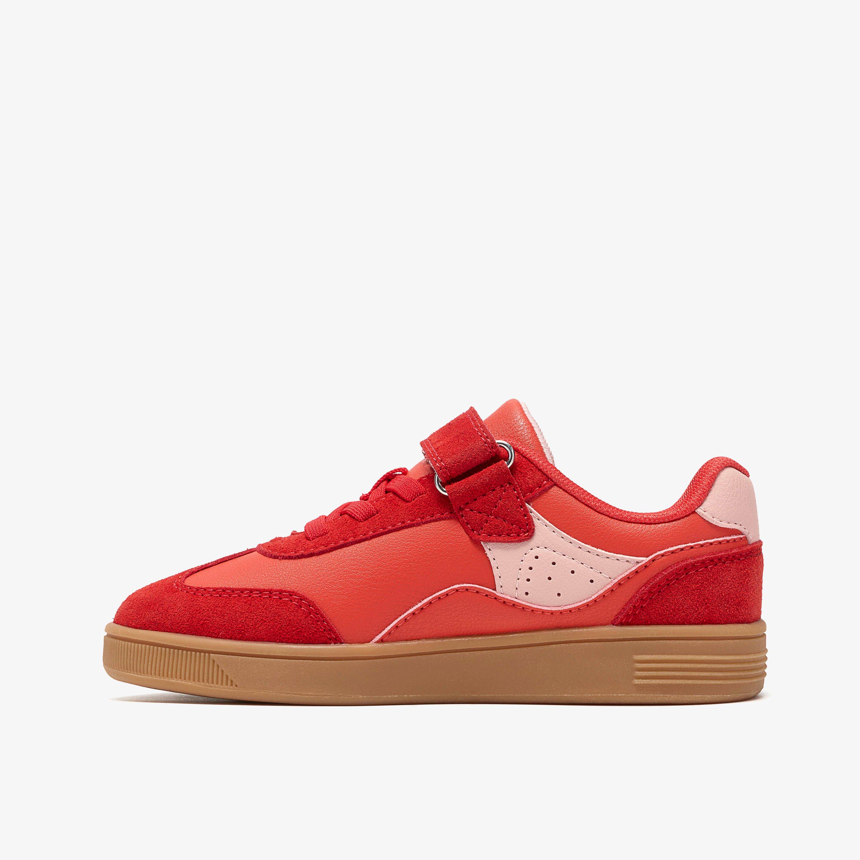 Tavian City Kid Red Trainers, view 2 of 6