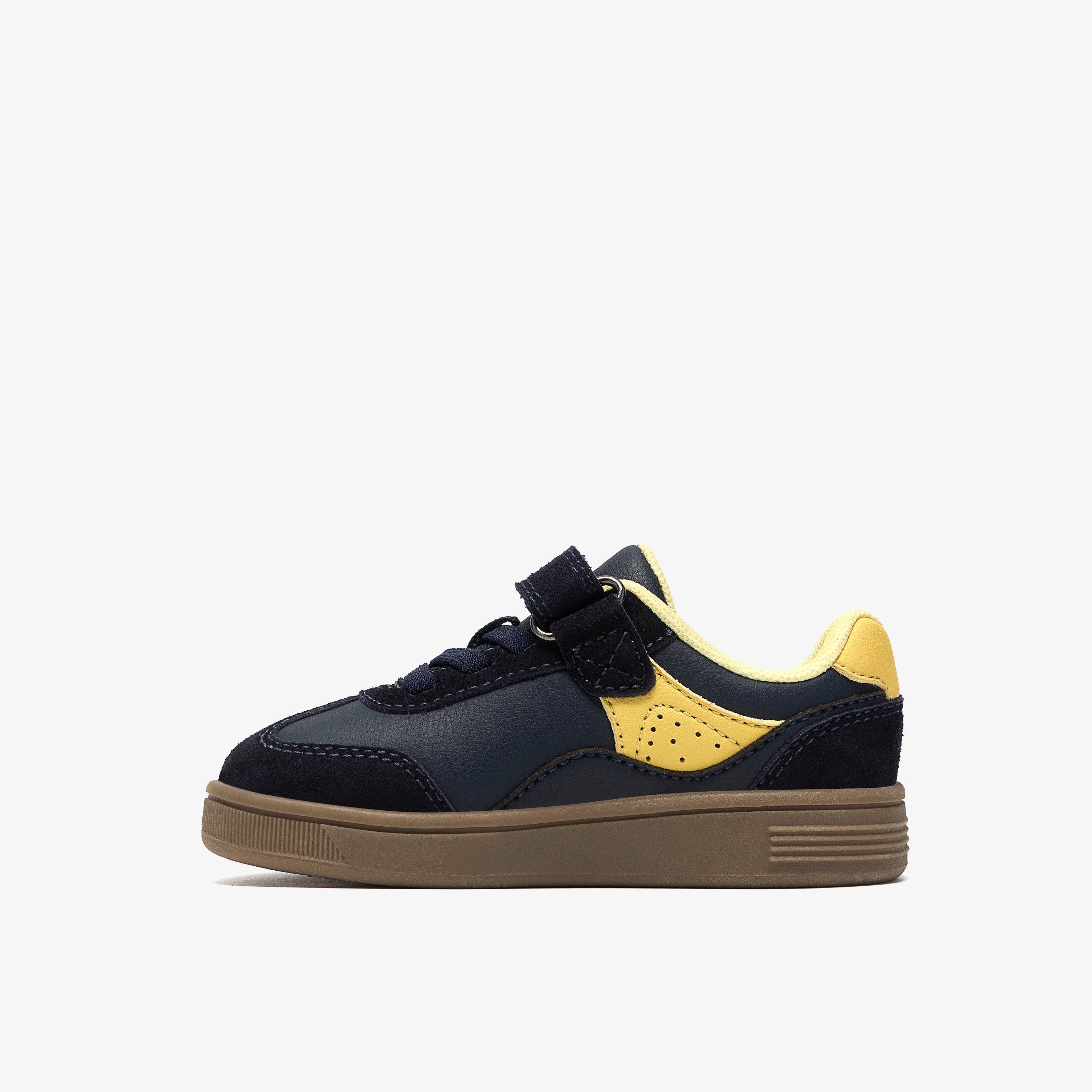 Tavian City Toddler Navy Trainers, view 2 of 6