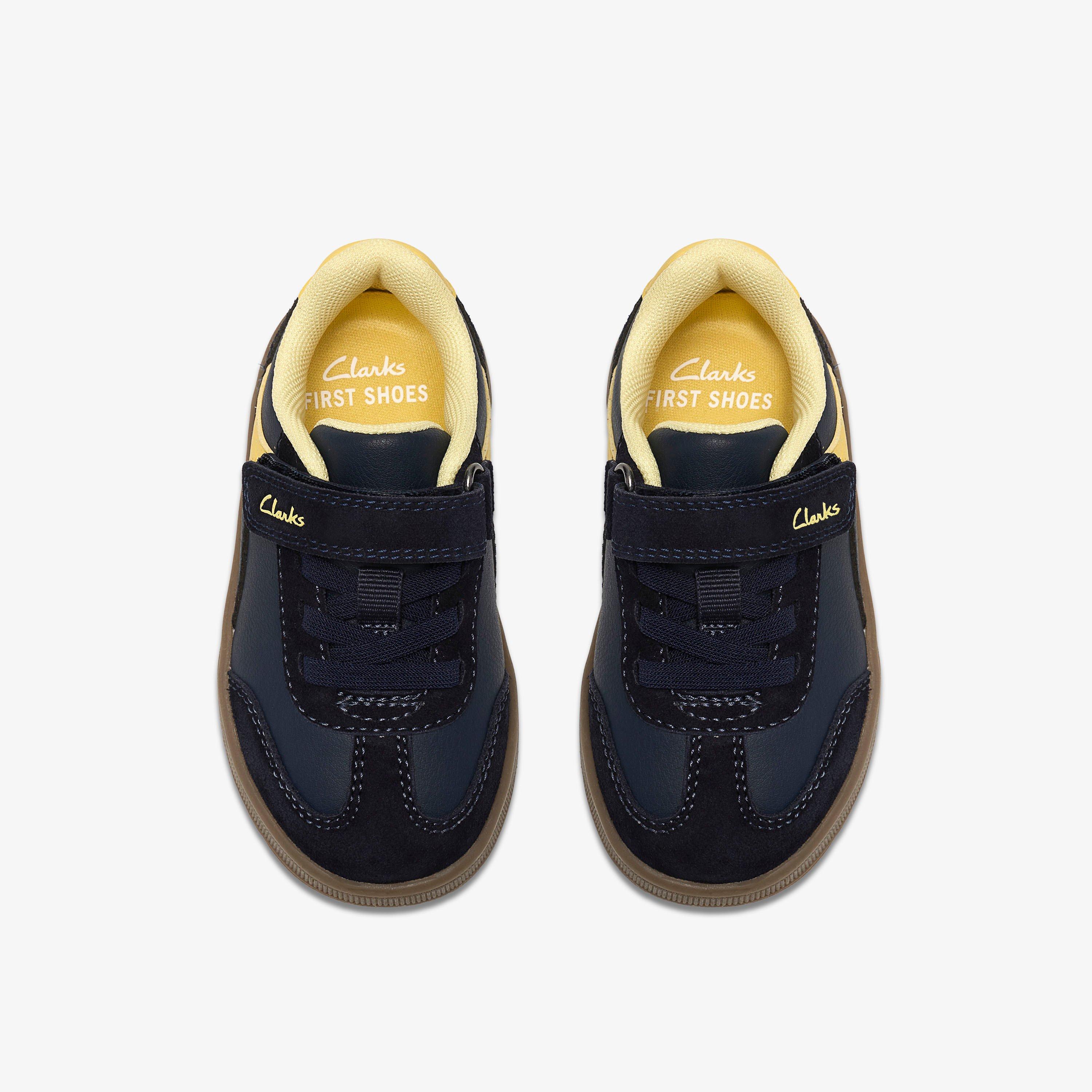 Tavian City Toddler Navy Trainers, view 6 of 6