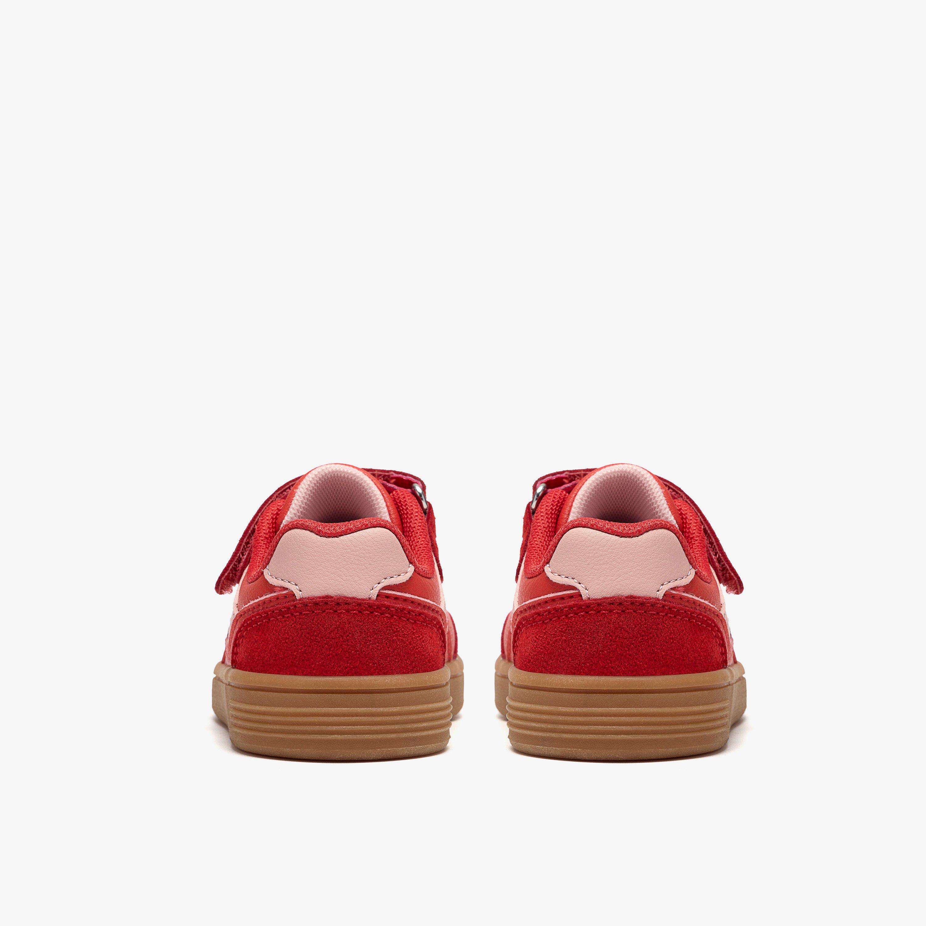 Tavian City Toddler Red Trainers, view 5 of 6