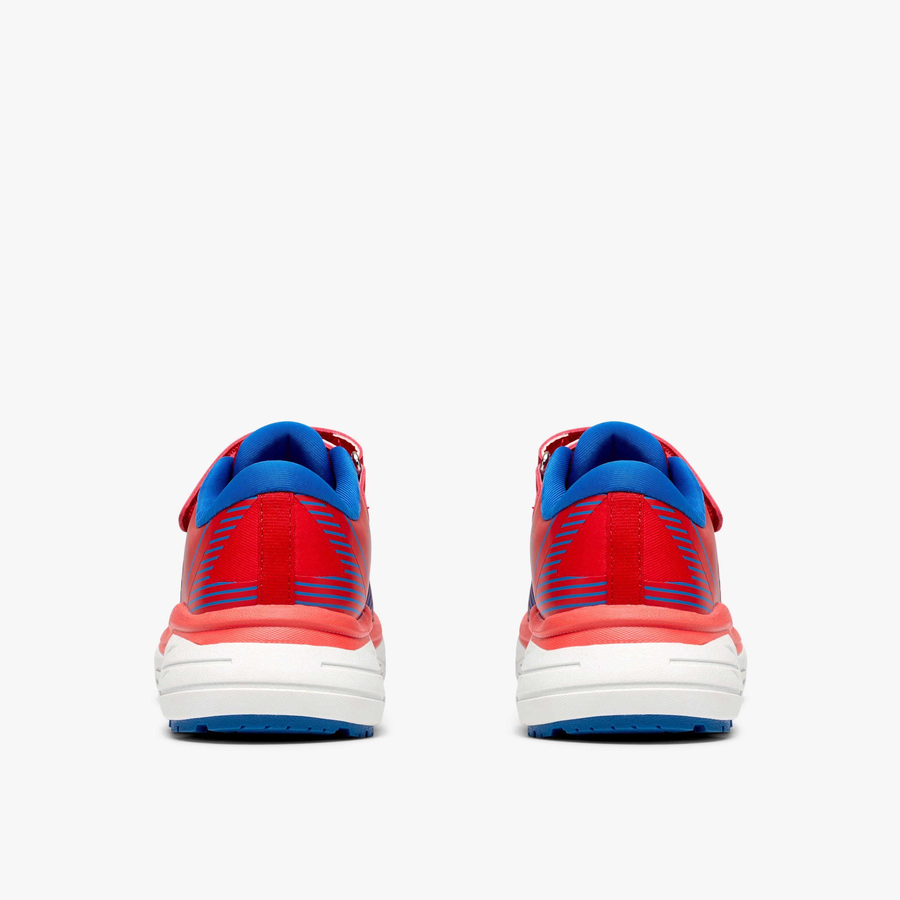 Owen Jump Kid Red Trainers Riptape, view 5 of 6