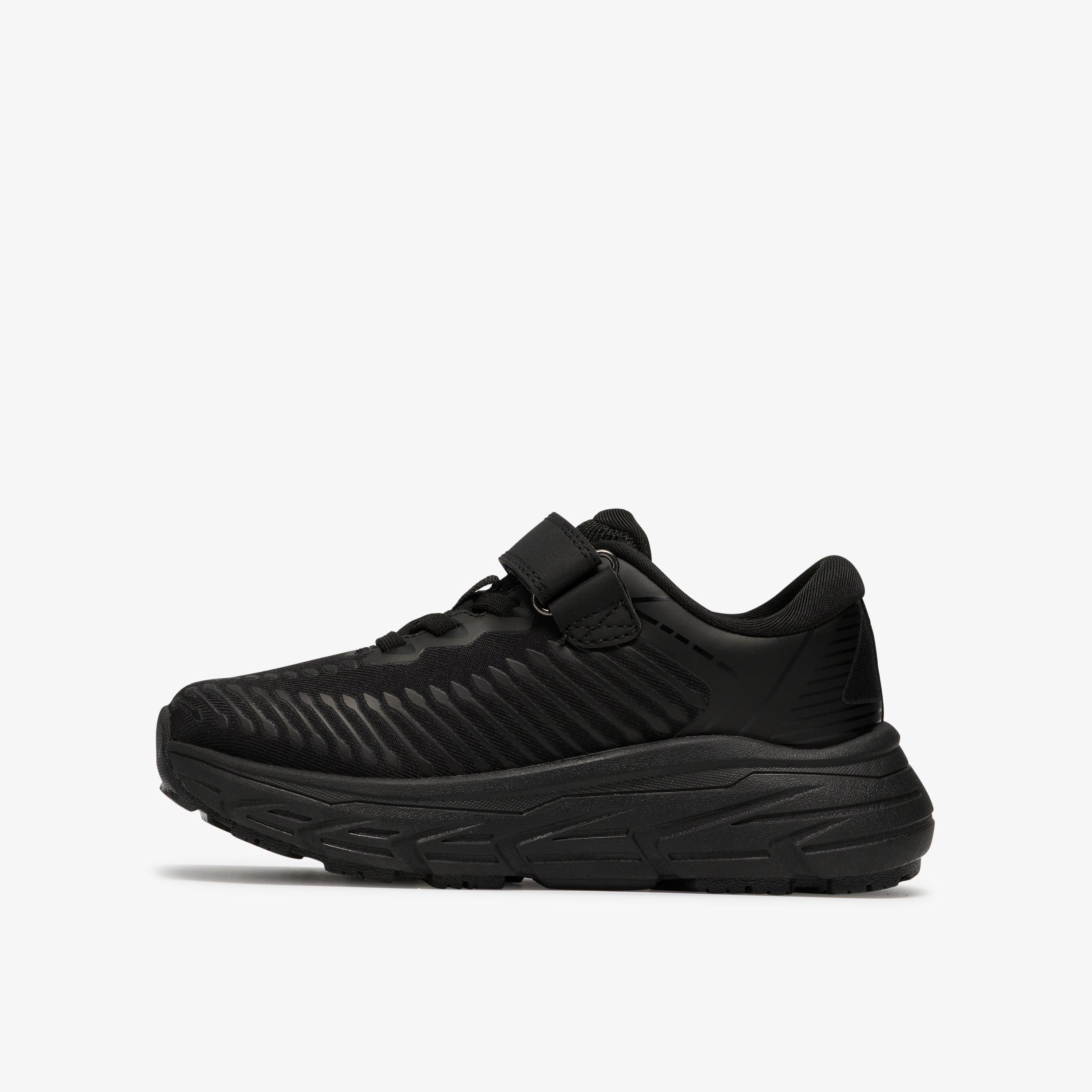 Owen Jump Kid Black/Black Trainers School Shoes, view 2 of 6