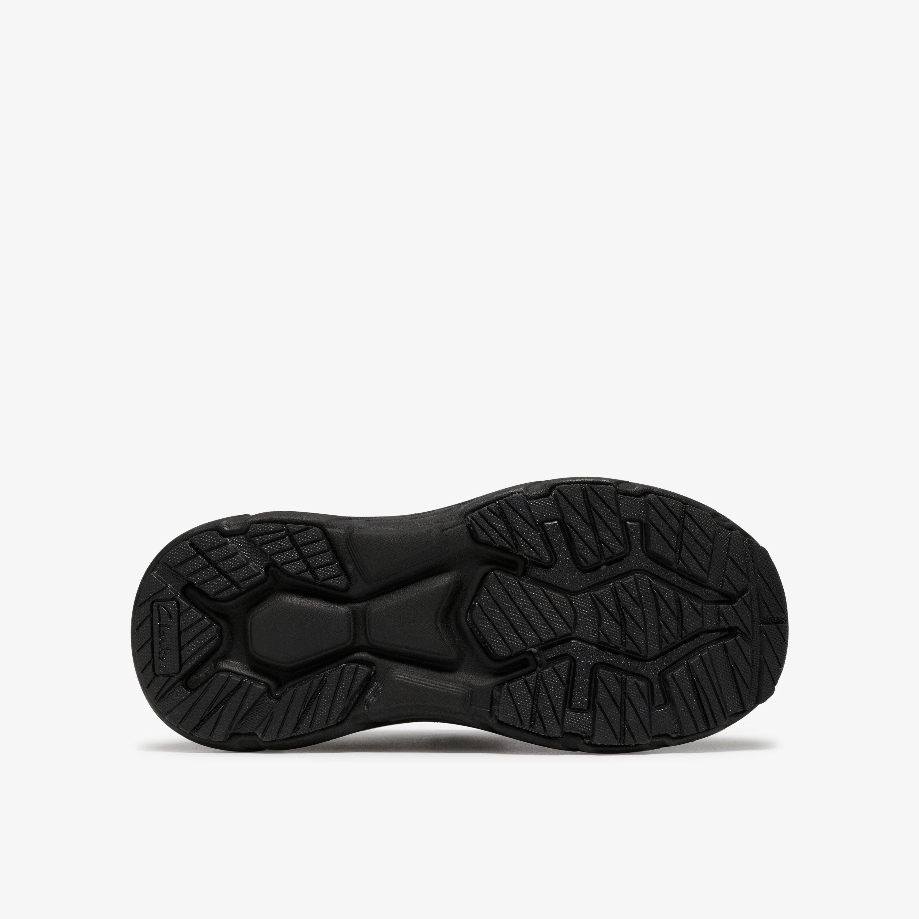 Owen Jump Kid Black/Black Trainers School Shoes, view 3 of 6
