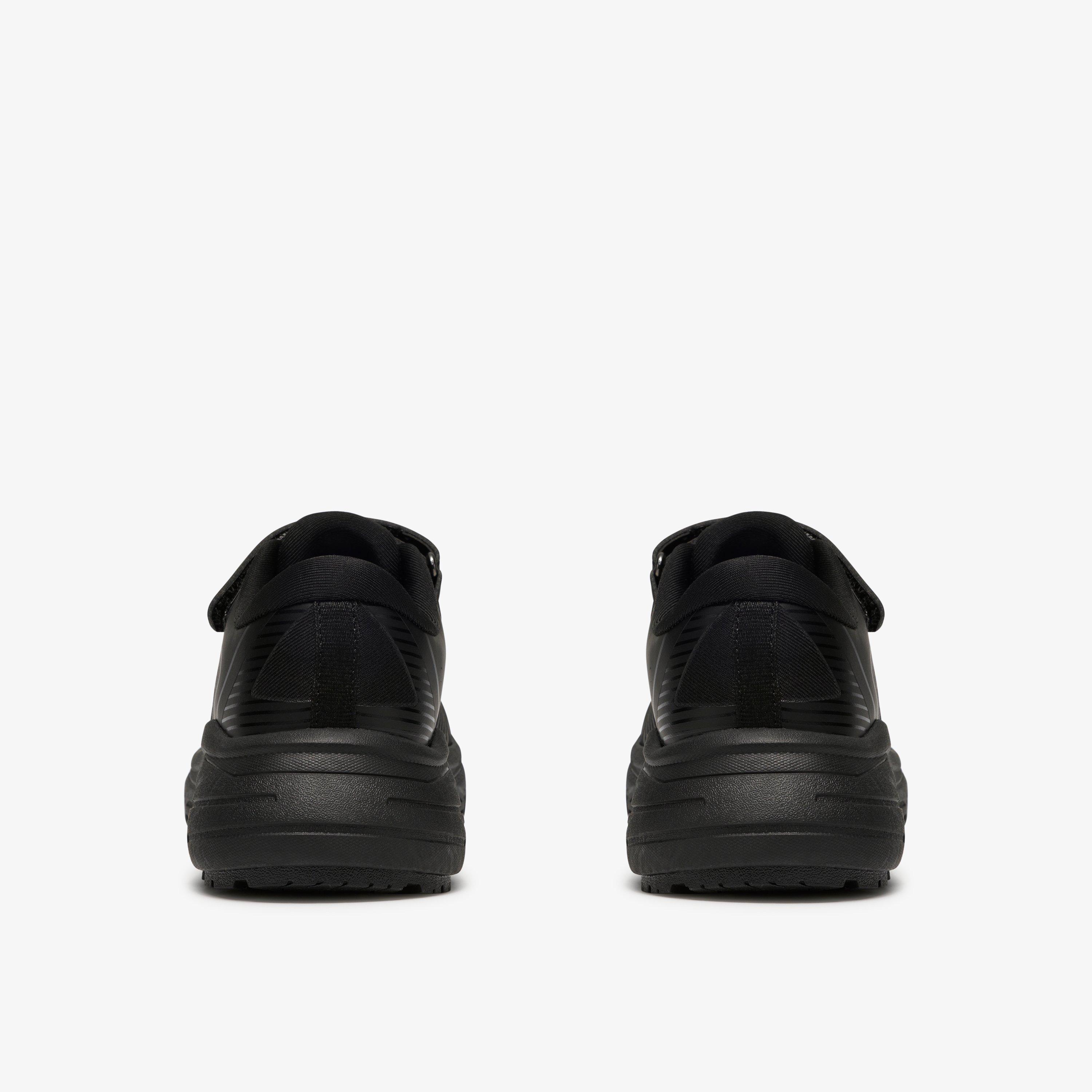 Owen Jump Kid Black/Black Trainers School Shoes, view 5 of 6
