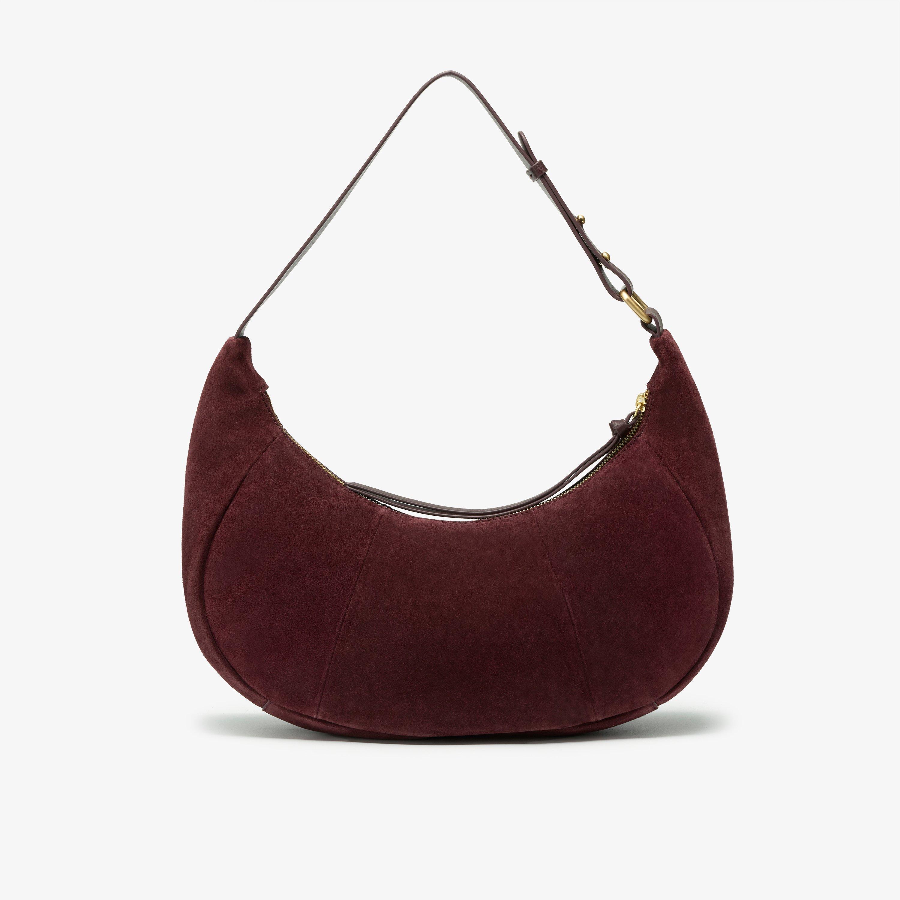 Willow Haze Burgundy Suede Cross Body Bag Shoulder Bags, view 2 of 6