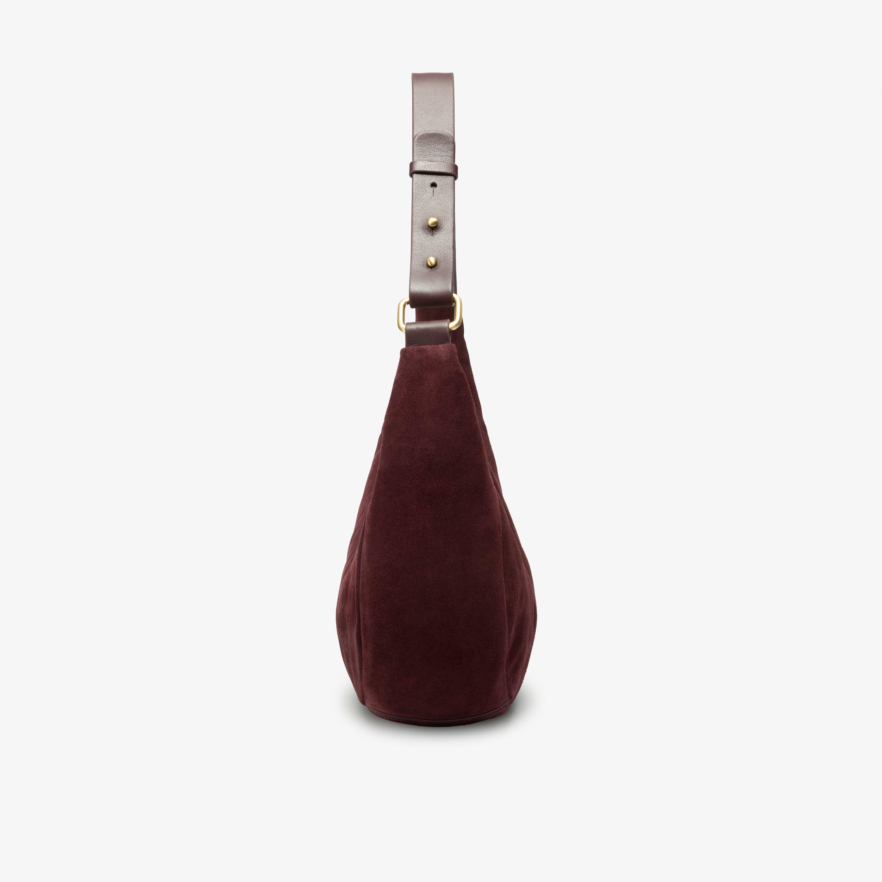 Willow Haze Burgundy Suede Cross Body Bag Shoulder Bags, view 3 of 6