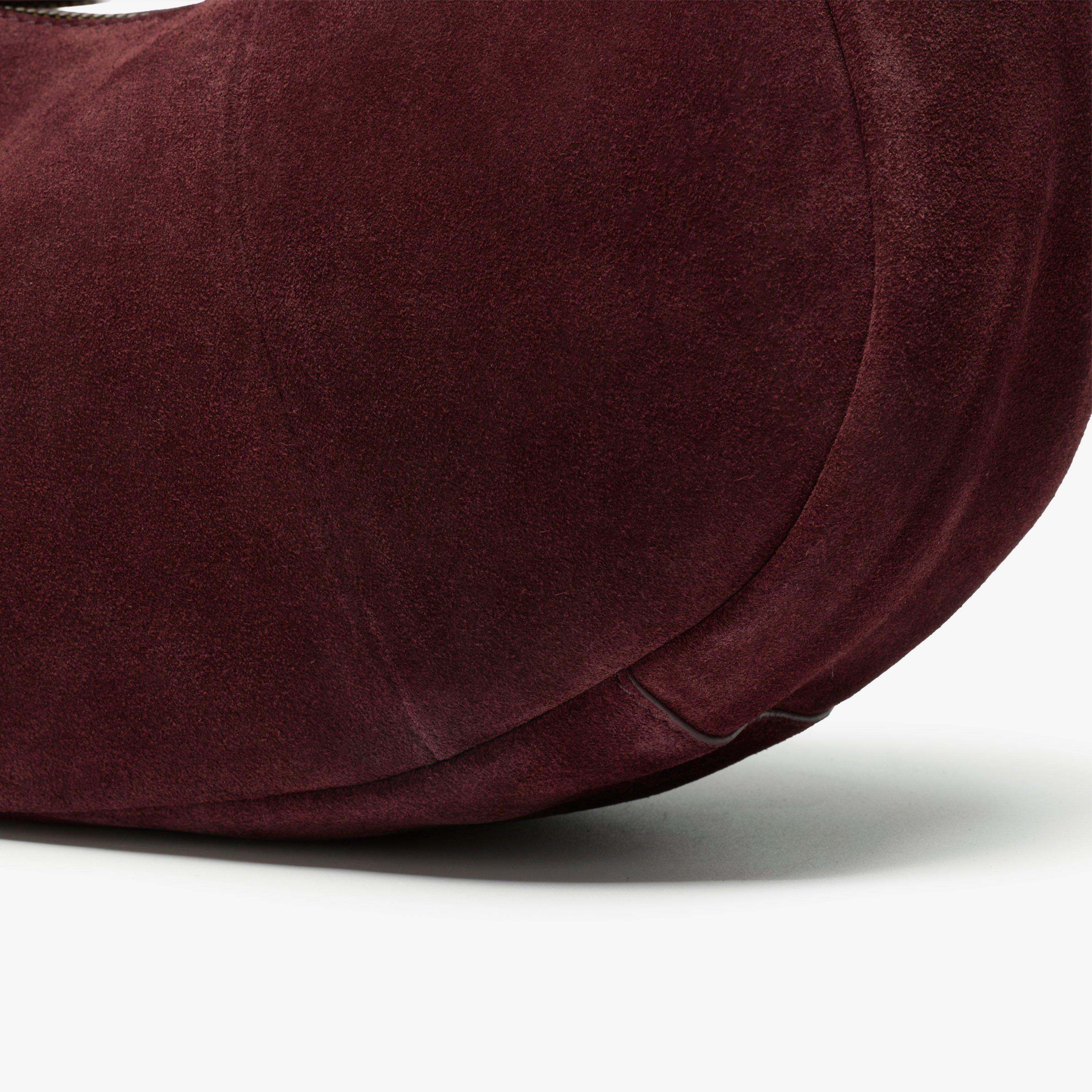 Willow Haze Burgundy Suede Cross Body Bag Shoulder Bags, view 5 of 6