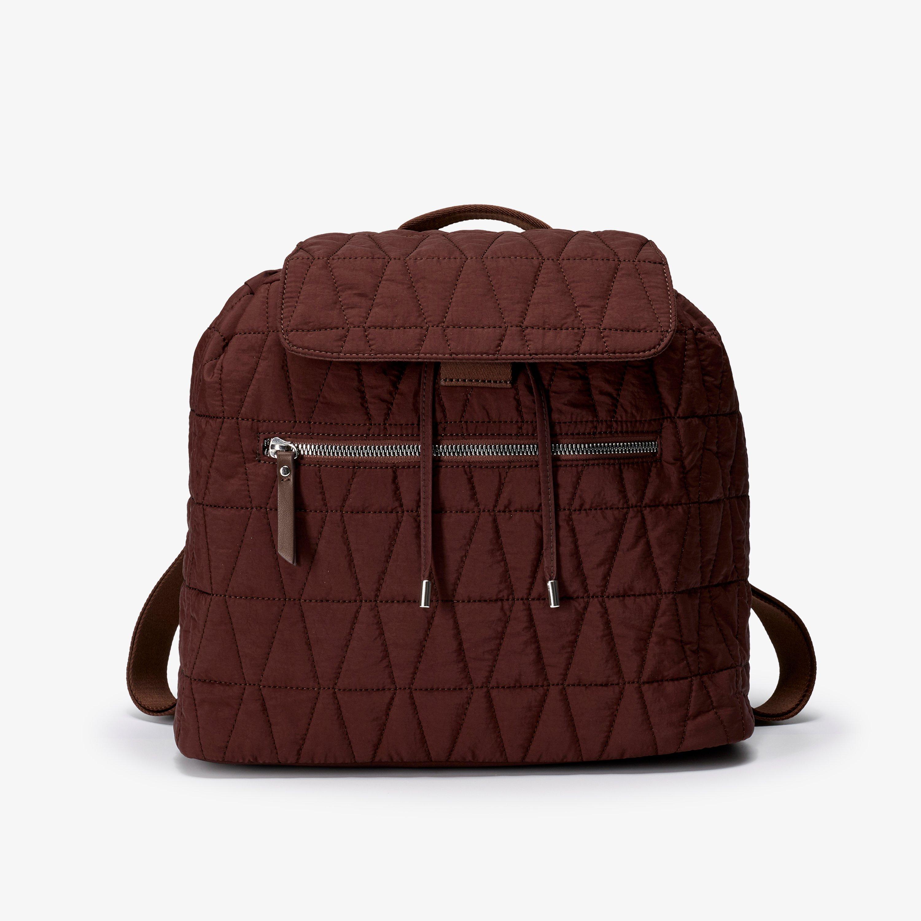 Drift Quilt Backpack Chocolate Backpack, view 1 of 6
