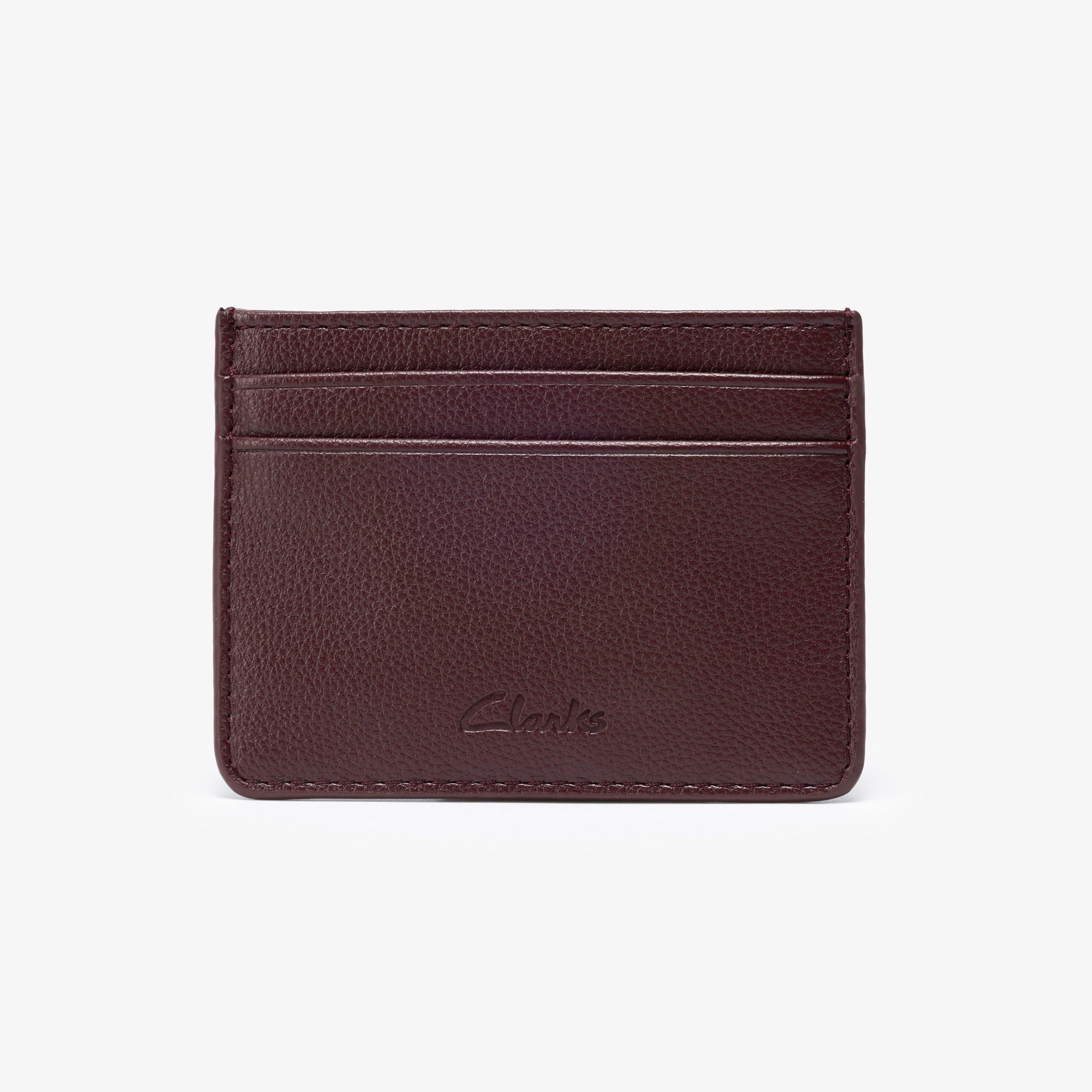 Jake Card Case Burgundy Wallet, view 1 of 3